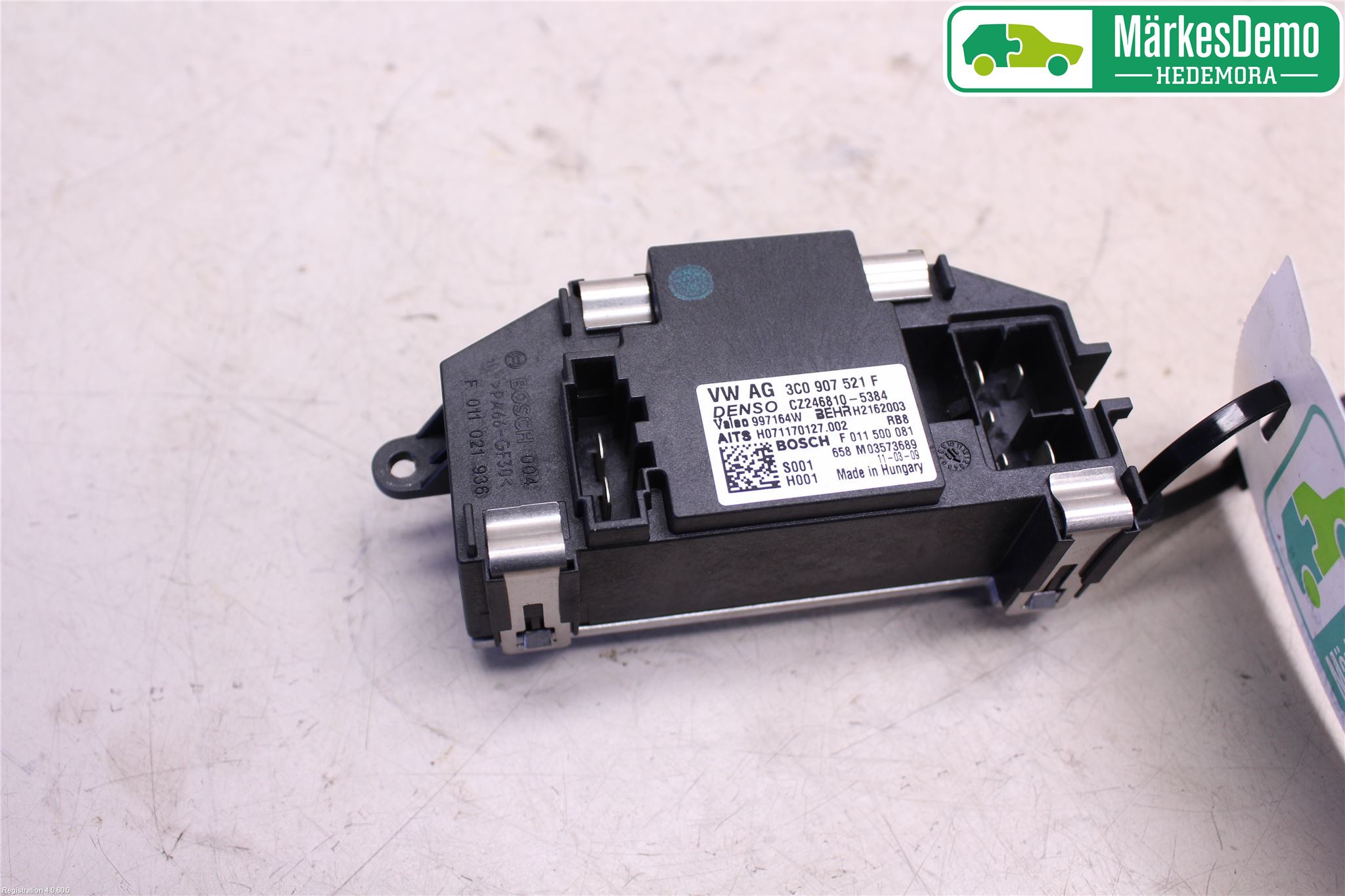 Volkswagen VW SHARAN 11- Varmeapparat Viftemotstand