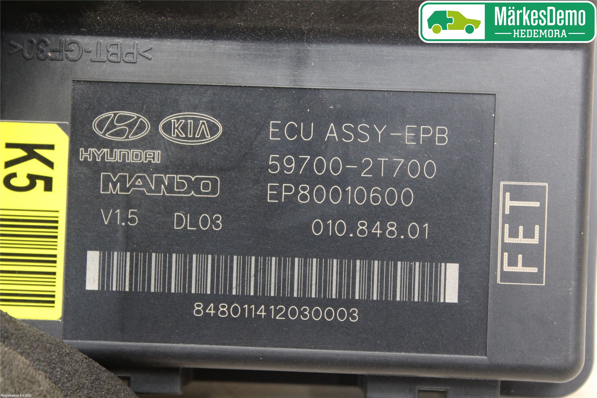 Kia OPTIMA 00-15 Styreenhet Parkbrems