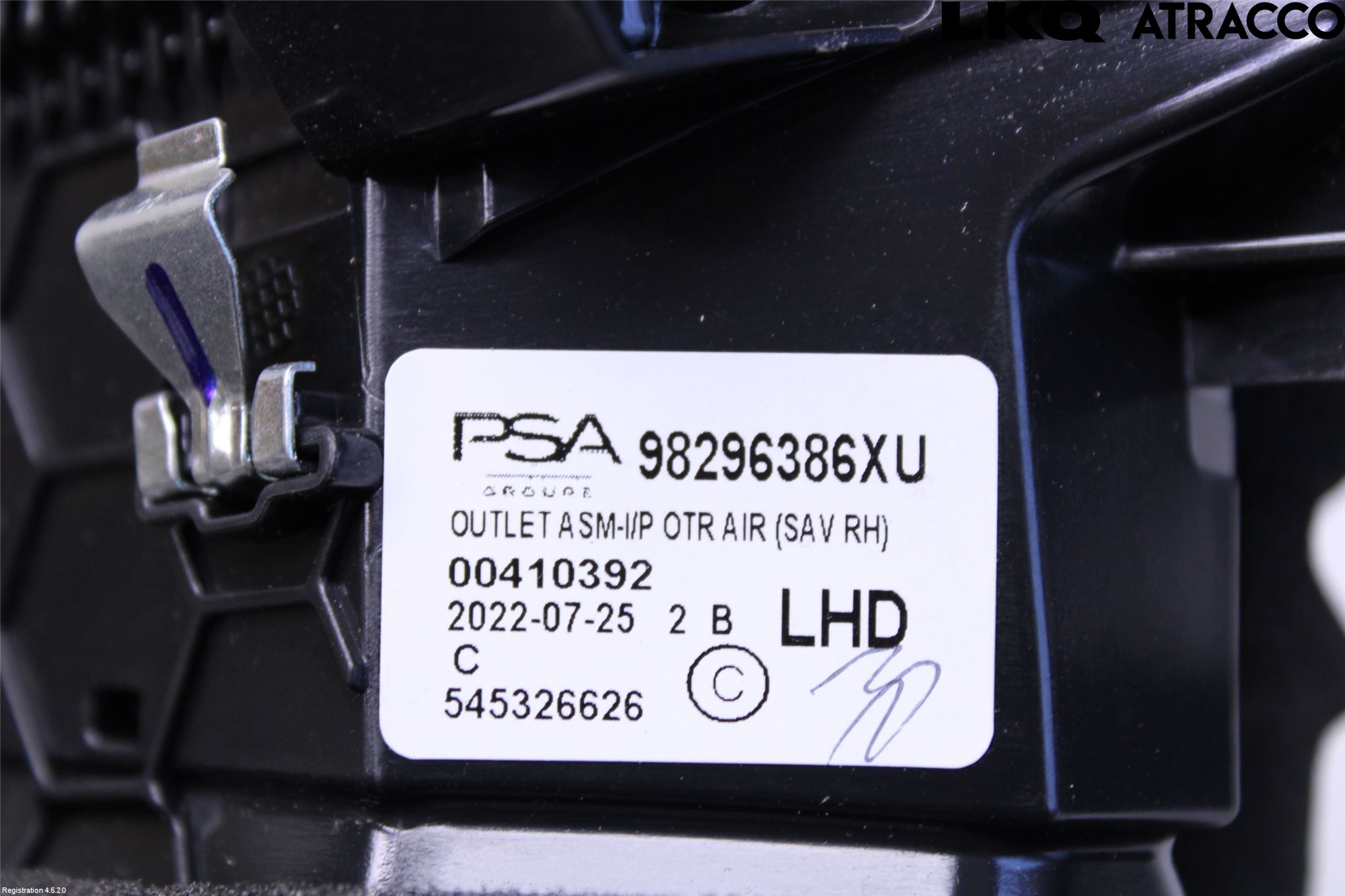 Opel CORSA F, CORSA-E 20- Dashbord Kanal - Dyse