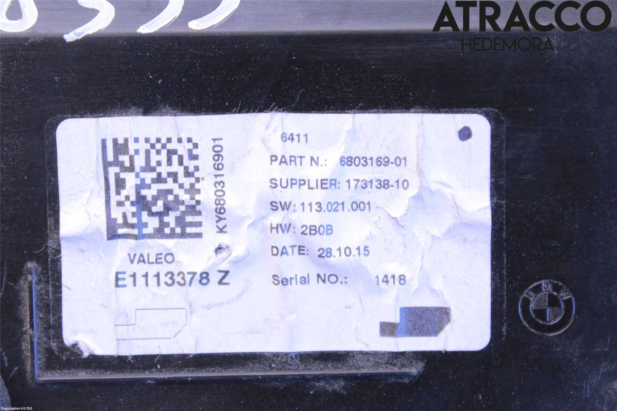 BMW X1 F48 15-22 Varme Ac Betjening-Display