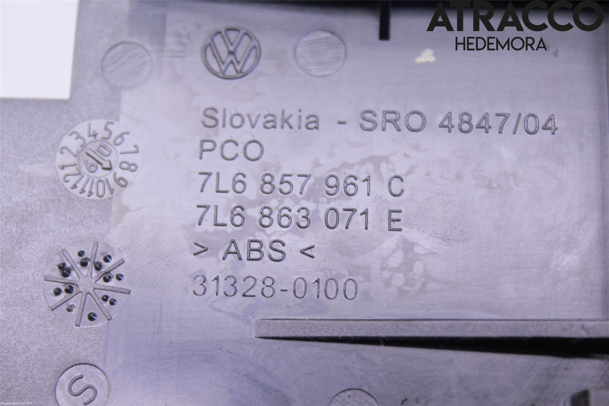 Volkswagen VW TOUAREG 7L 03-10 Innr Askebeger