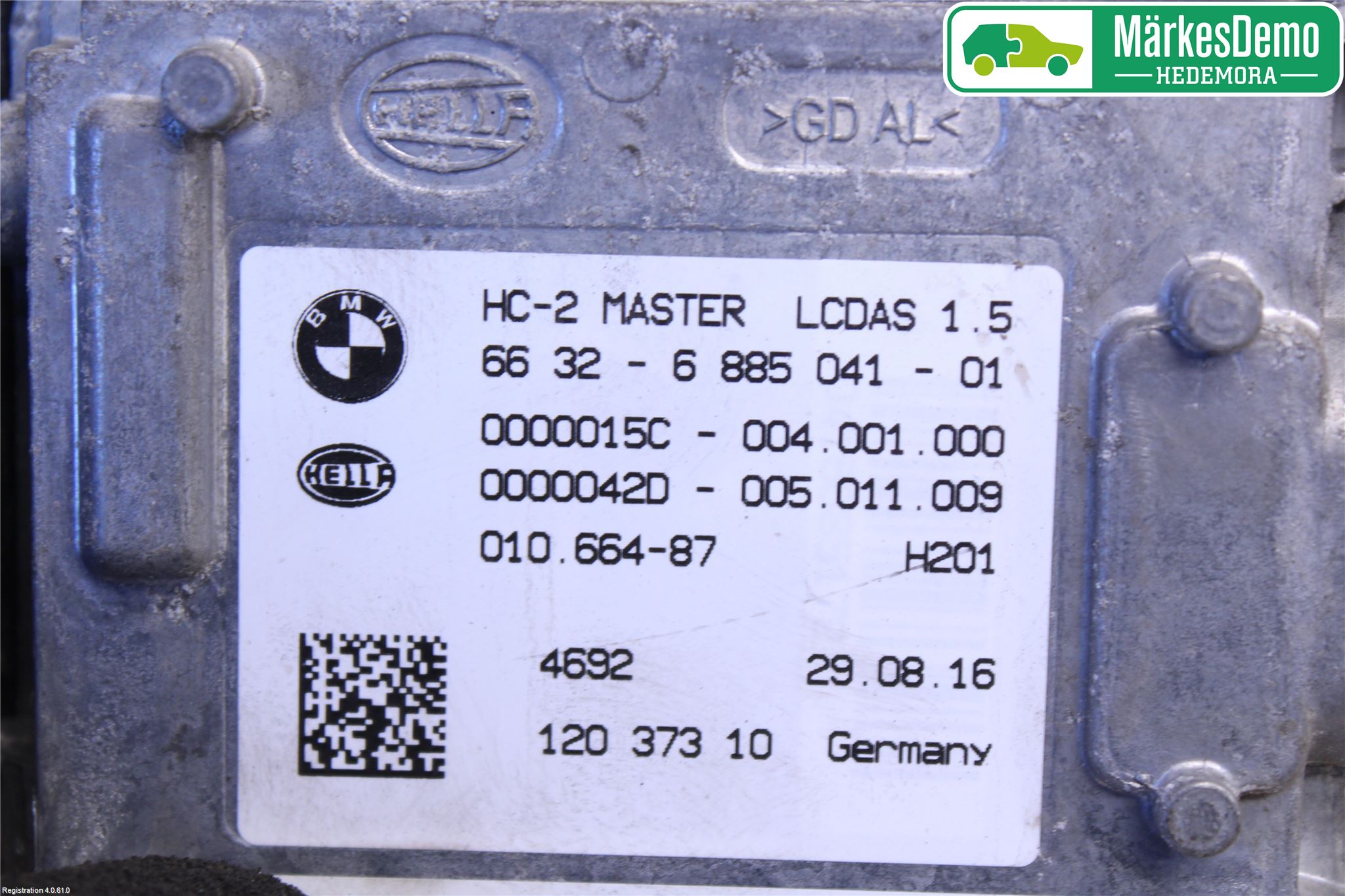 BMW 5 F10/F11/F18 09-17 Sensor Kollisjonsbeskyttelse