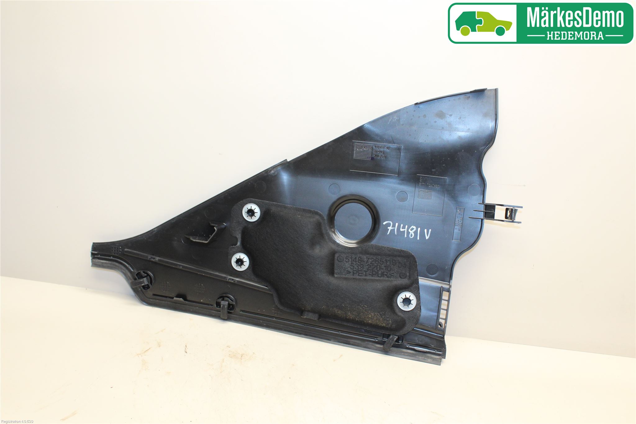 BMW 1 F20/F21 11-19 Visker Deksel-Grill-Under Frr