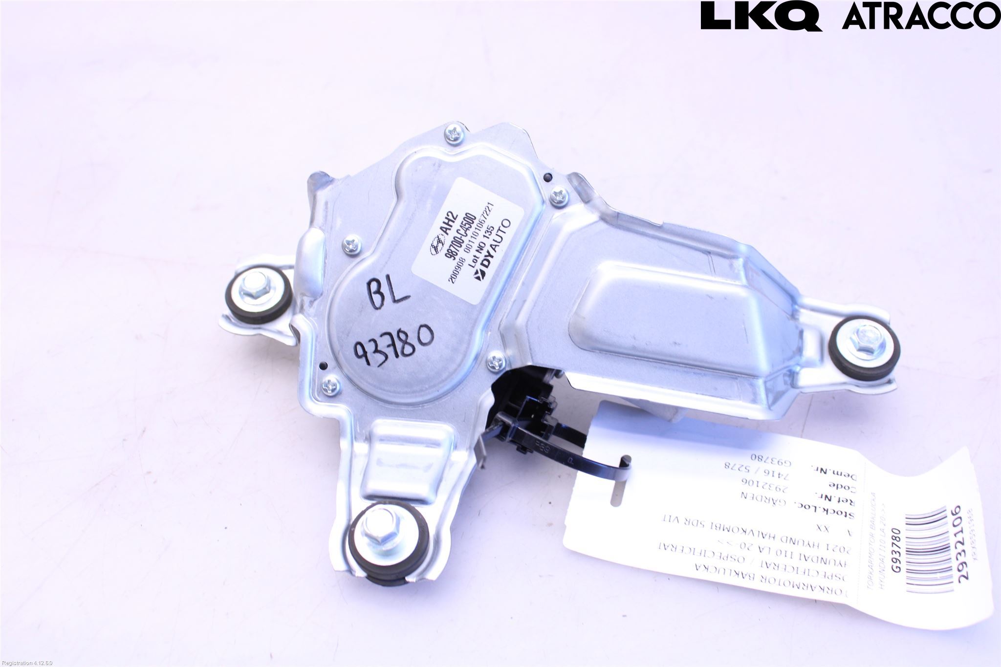 Hyundai i10 LA 20- Viskermotor Bakluke