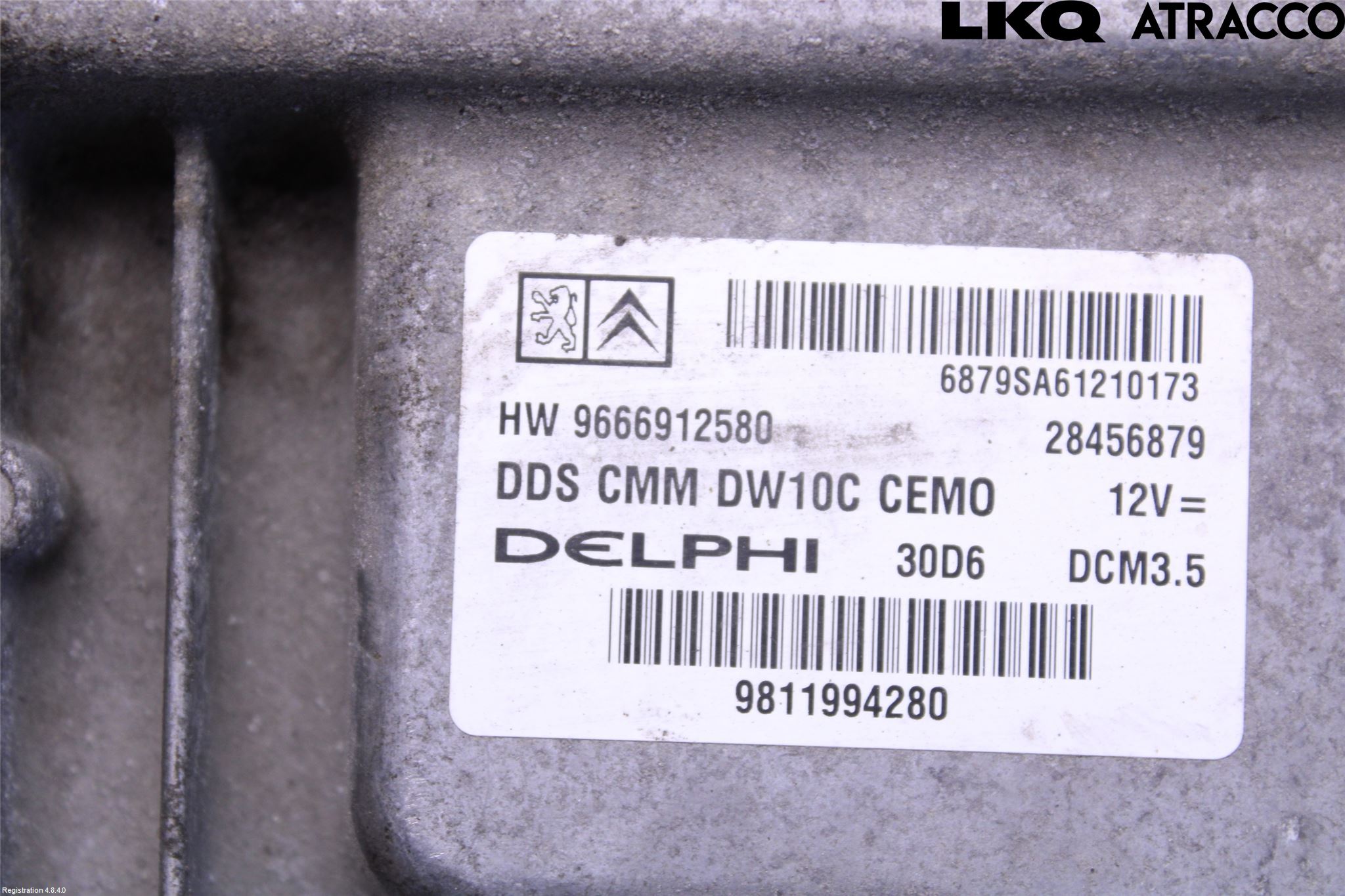 Citroen JUMPY 07-16 Styreenhet Dieselpumpe