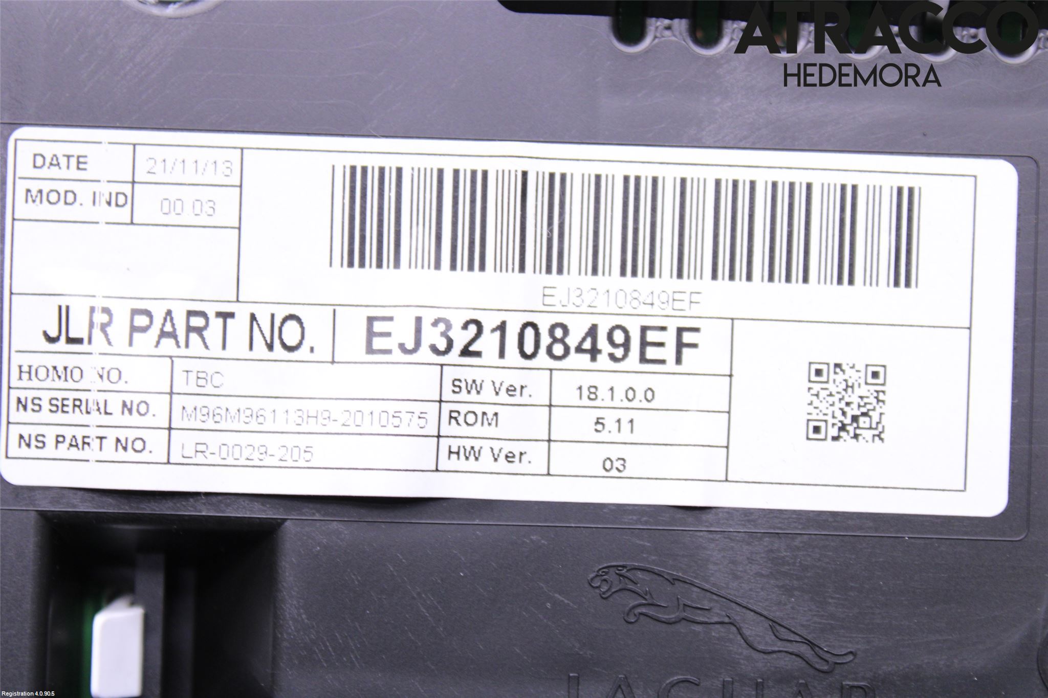 Landrover LAND ROVER RANGE ROVER EVOQUE (L538) 11-18 Instr Kombinert