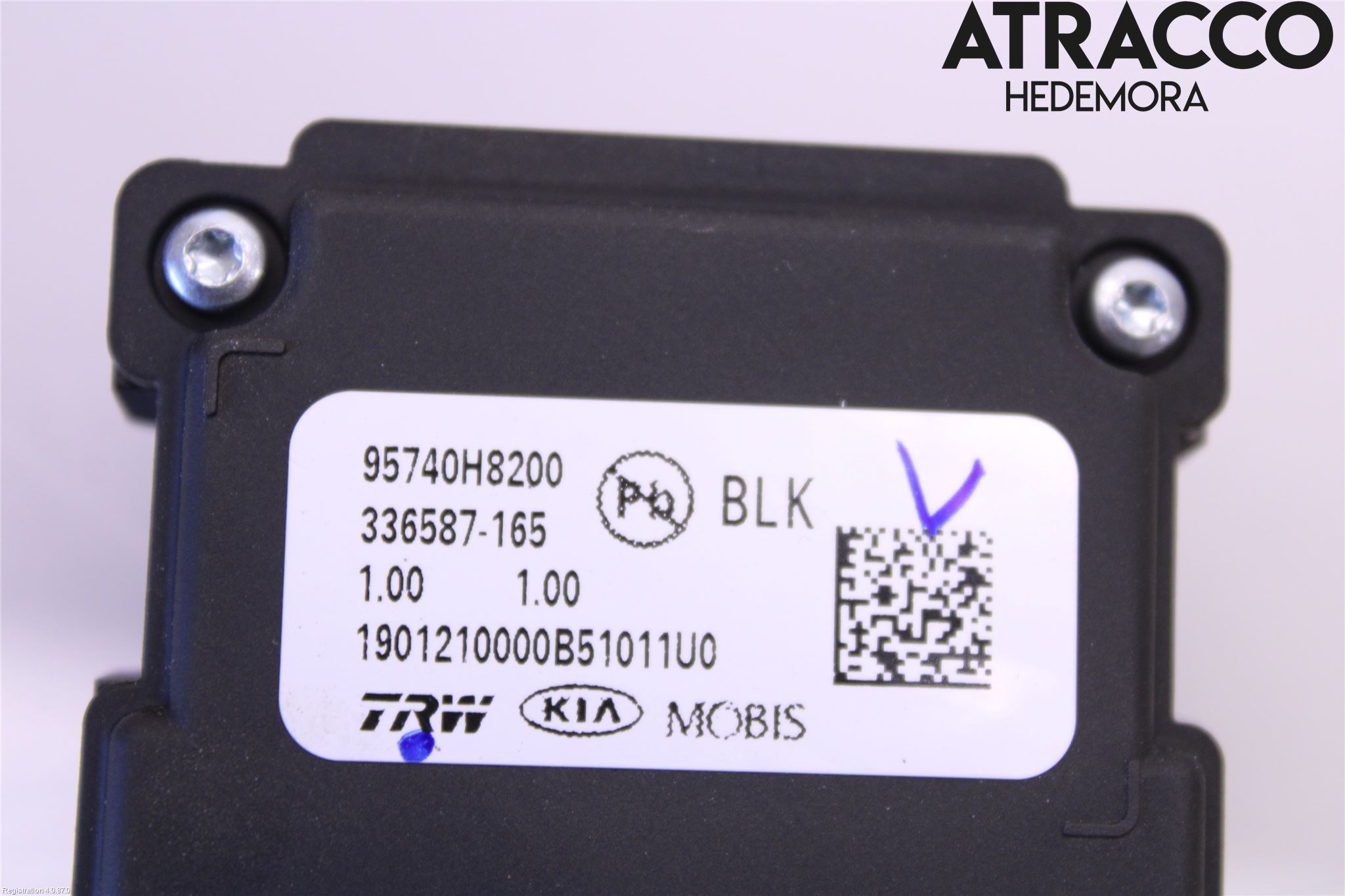 Kia RIO 17- Sensor Kollisjonsbeskyttelse