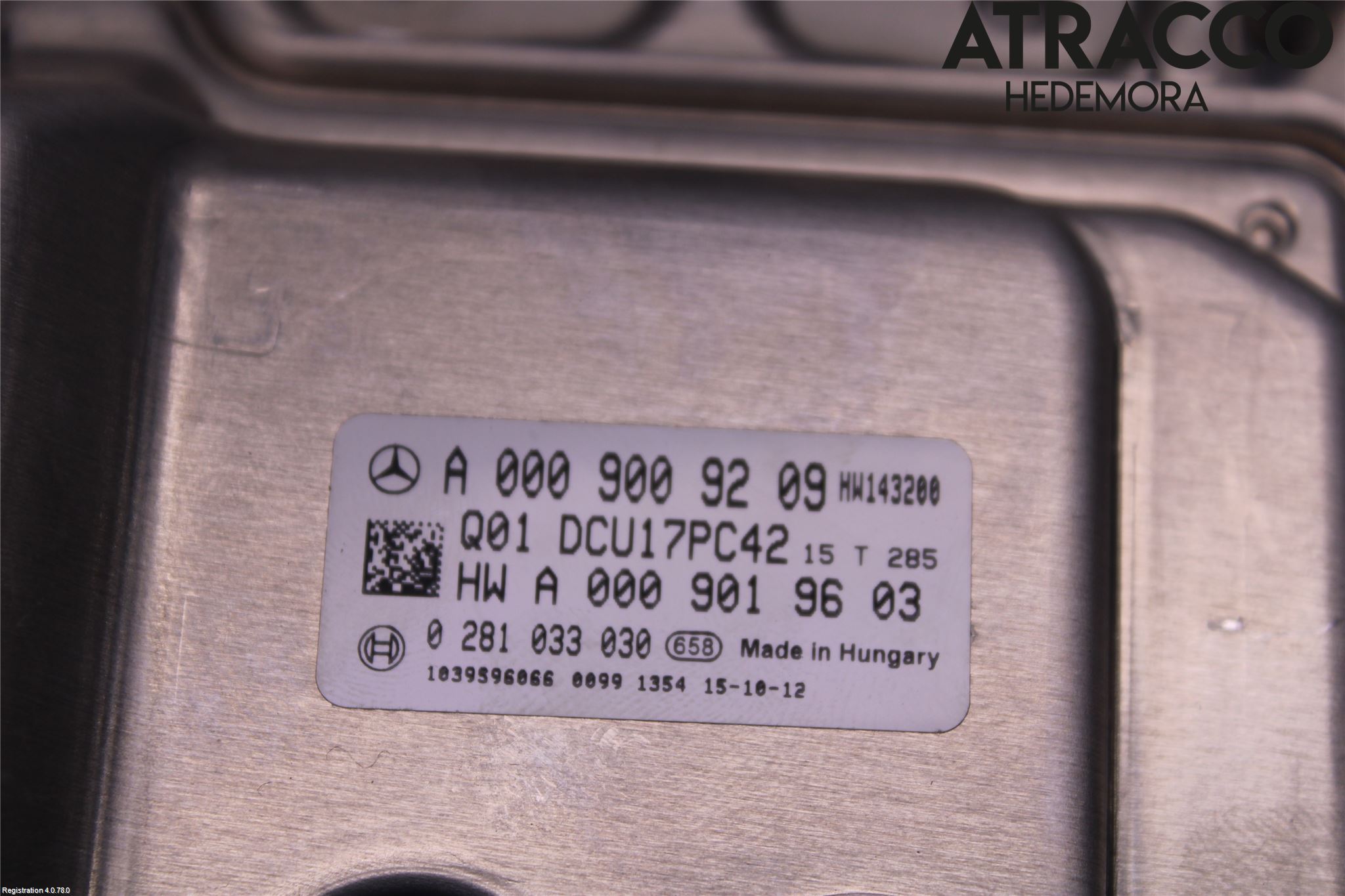 Mercedes-Benz MB C-KLASS (W205) 14-21 Styreenhet Eksosrensing