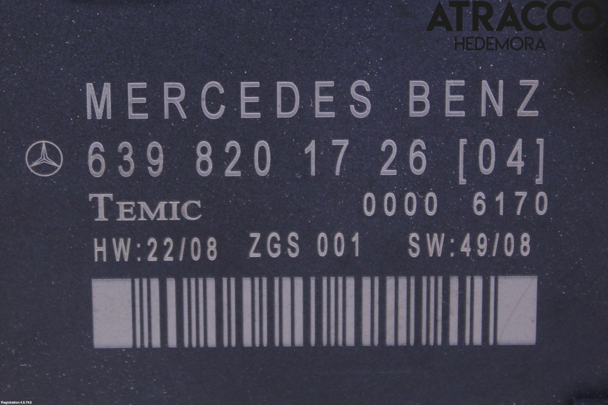 Mercedes-Benz MB VITO/VIANO (W639) 04-14 Styreenhet Dør
