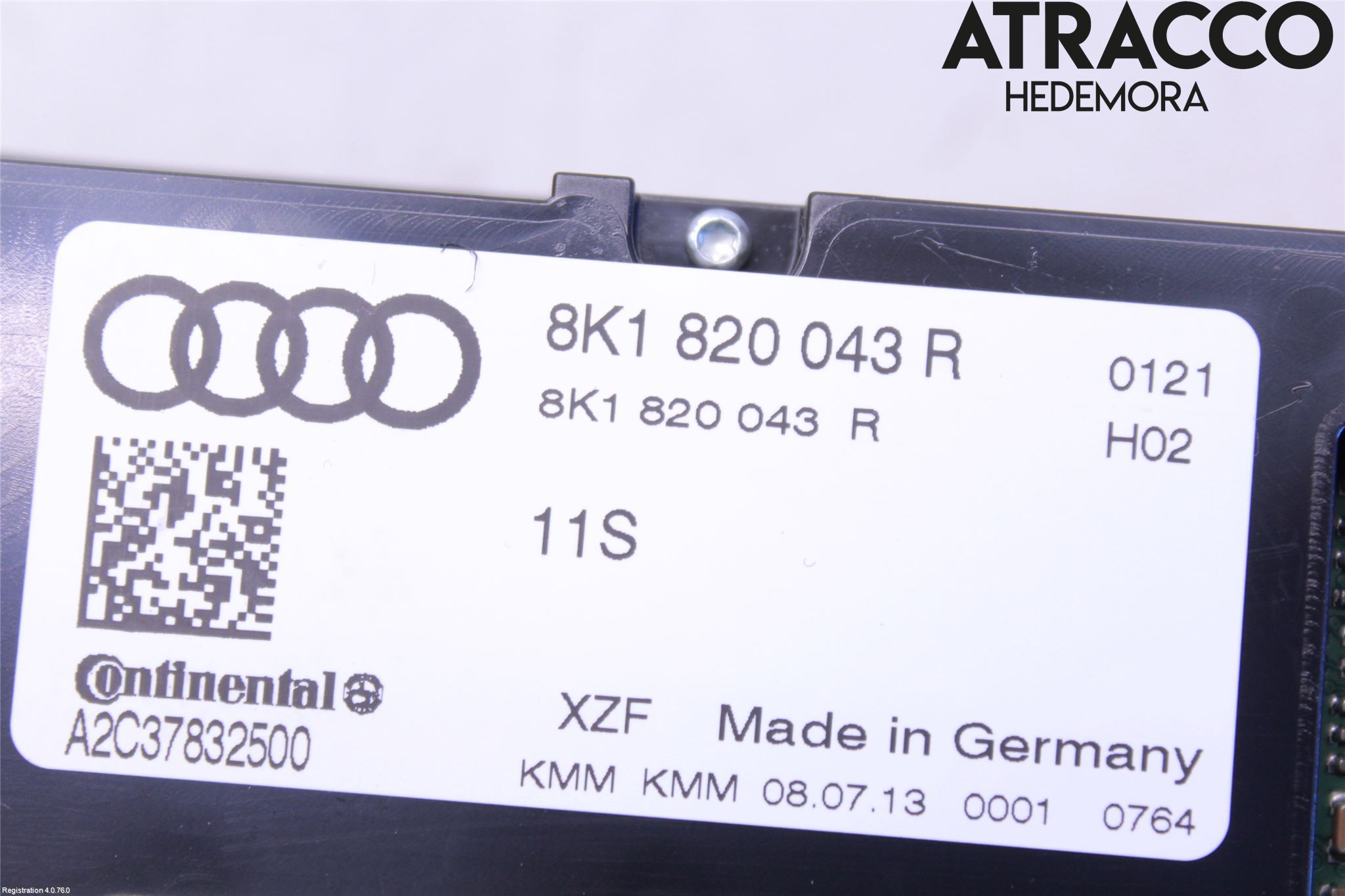 Audi Q5 09-16 Varme Ac Betjening-Display