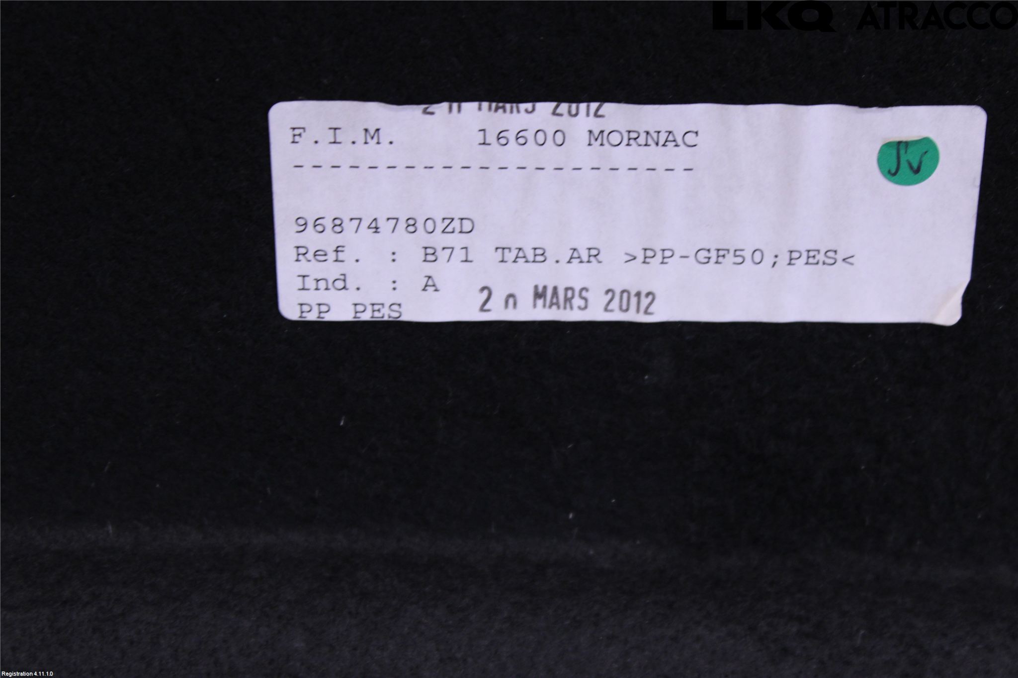 Citroen C4 II 11-18 Innr Hattehylle