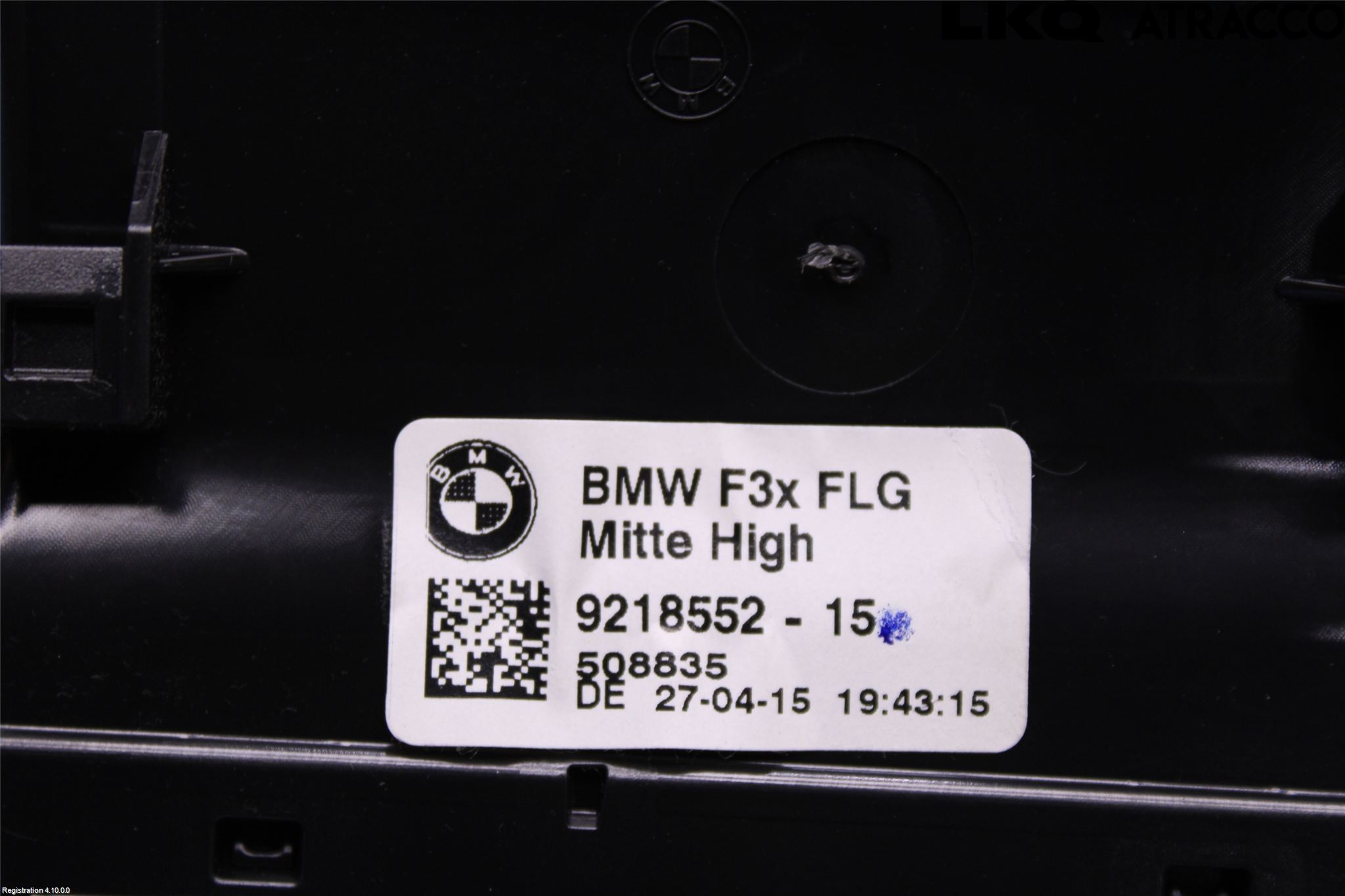 BMW 3 F30/F31/F80 12-19 Dashbord Kanal - Dyse