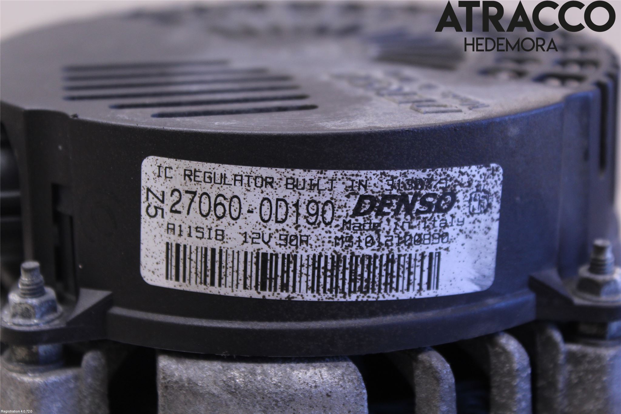 Toyota COROLLA VERSO 08-09 Dynamo
