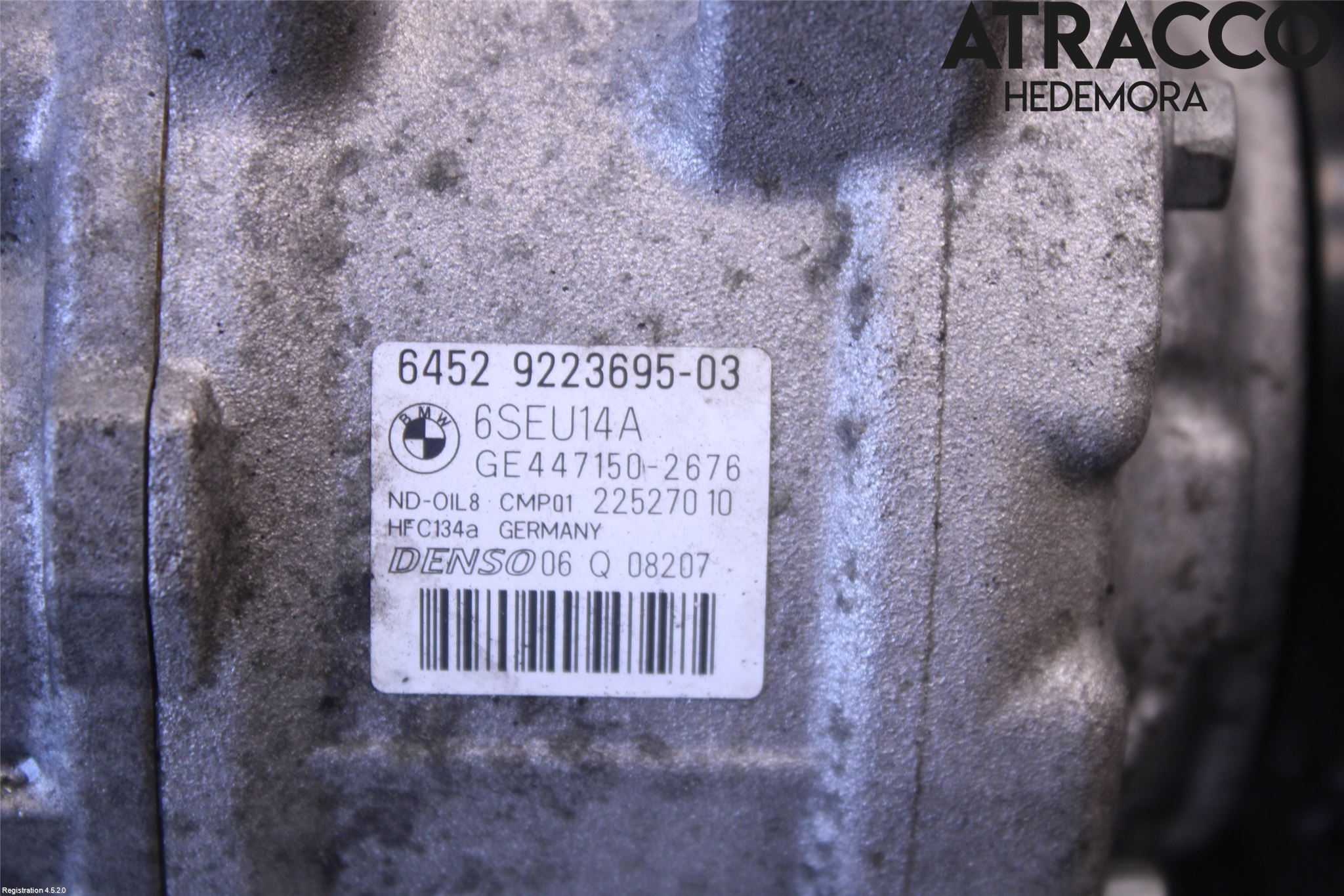 BMW 3 F30/F31/F80 12-19 Varme Ac Kompressor