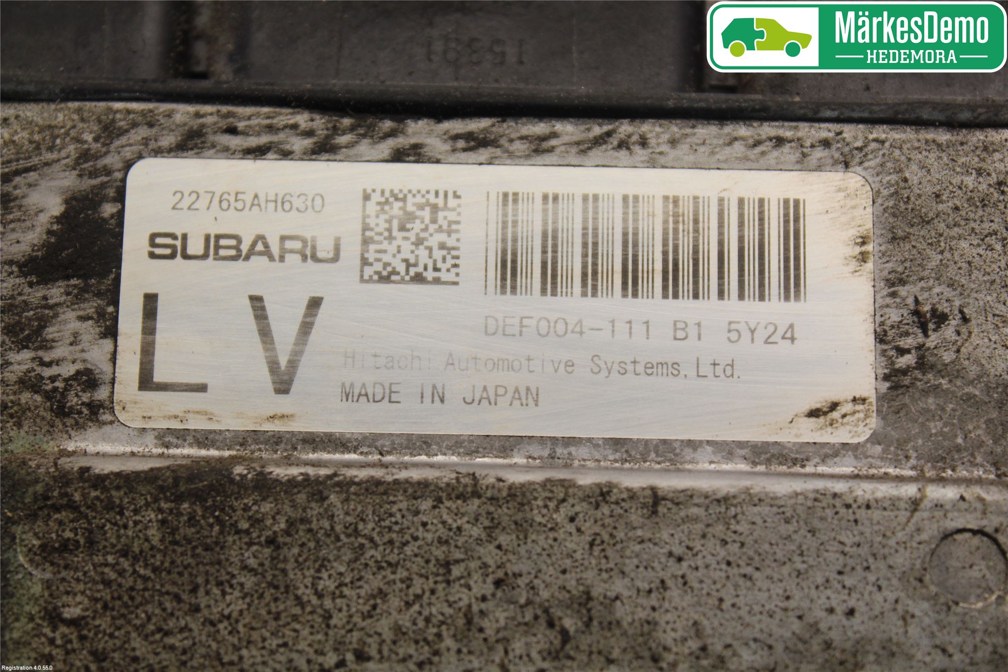 Subaru LEVORG 14-20 Styreenhet Innsprøytning