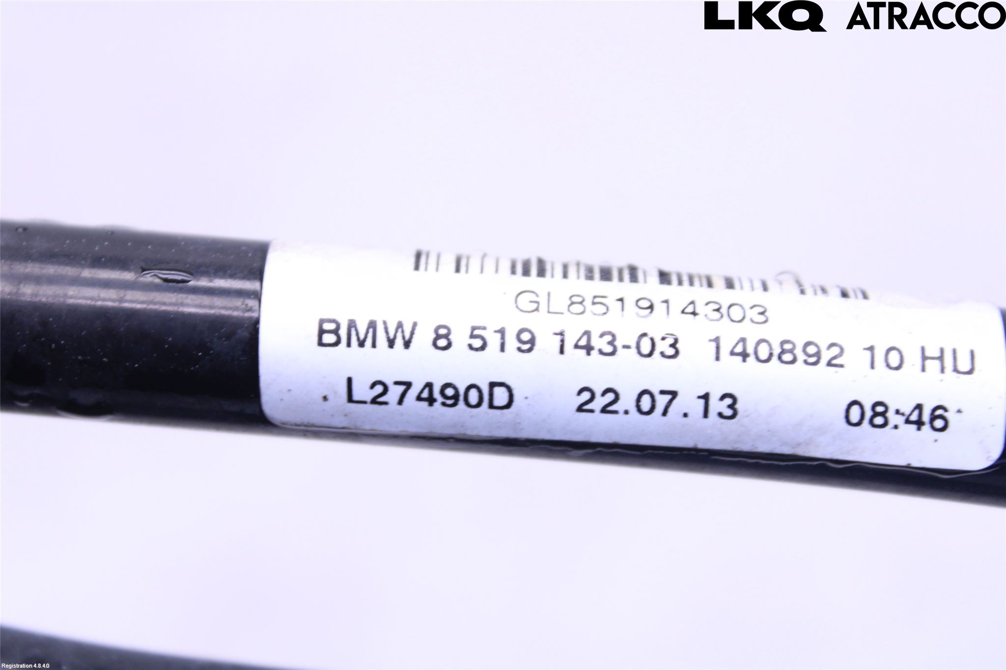 BMW 5 F10/F11/F18 09-17 Gearkasse Oljerør-Slange