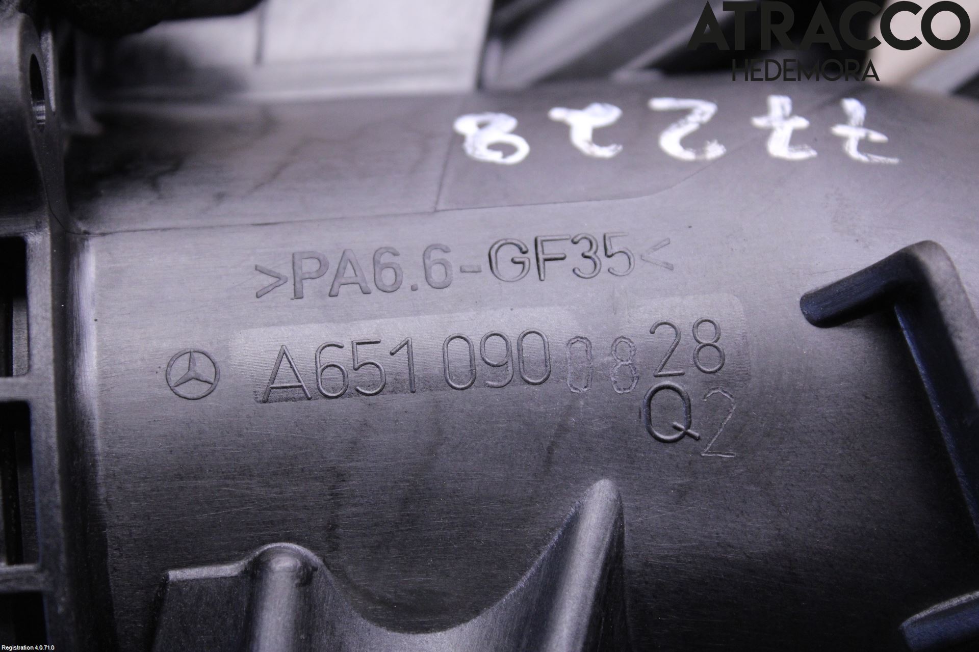 Mercedes-Benz MB B-KLASS (W246/W242) 12-19 Intercooler Rør-Slange