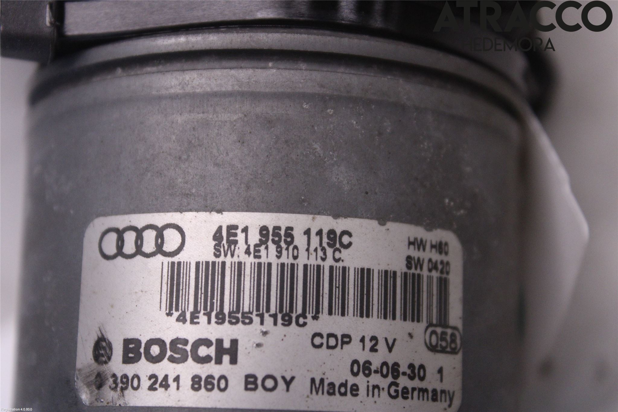 Audi A8/S8 4E  02-09 Viskermotor Frontrute