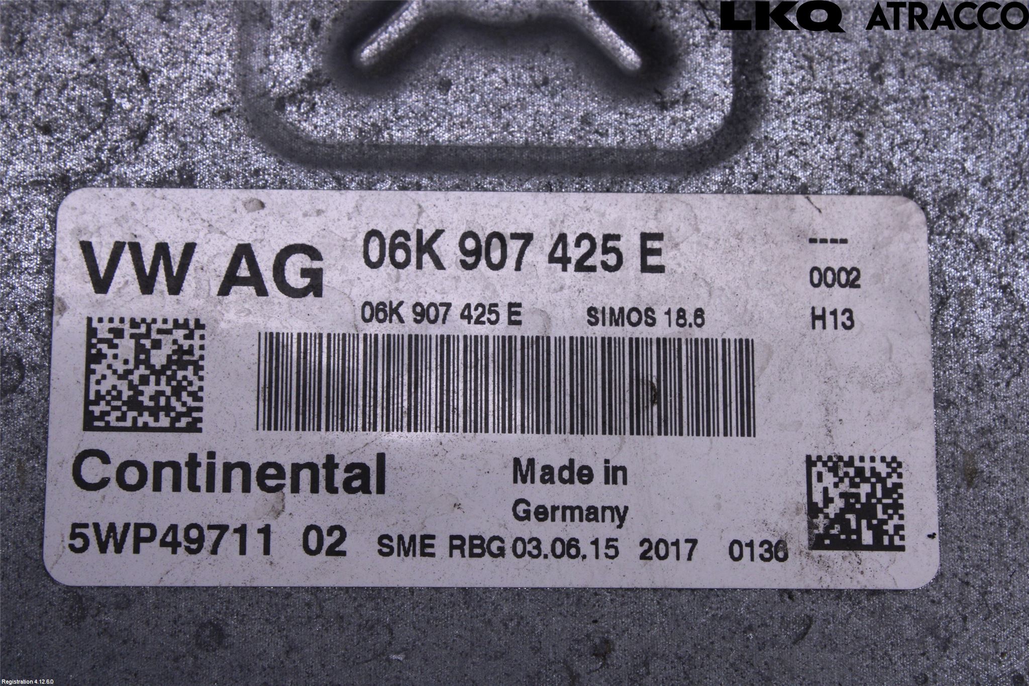 Volkswagen VW PASSAT 15-19 Styreenhet Dieselpumpe