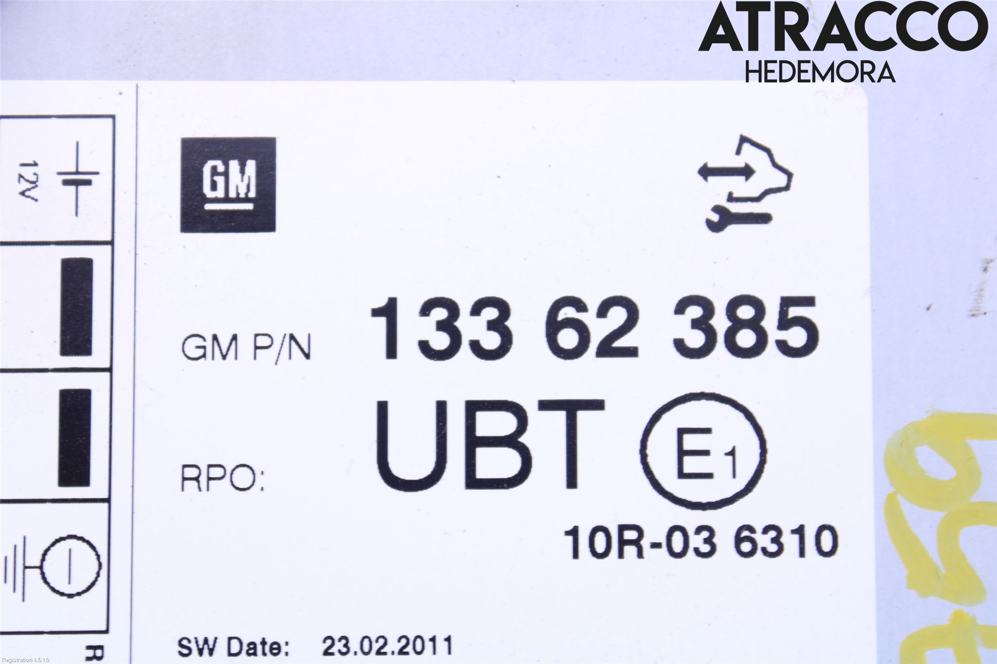 Opel AMPERA 12-16 Styreenhet Øvrig