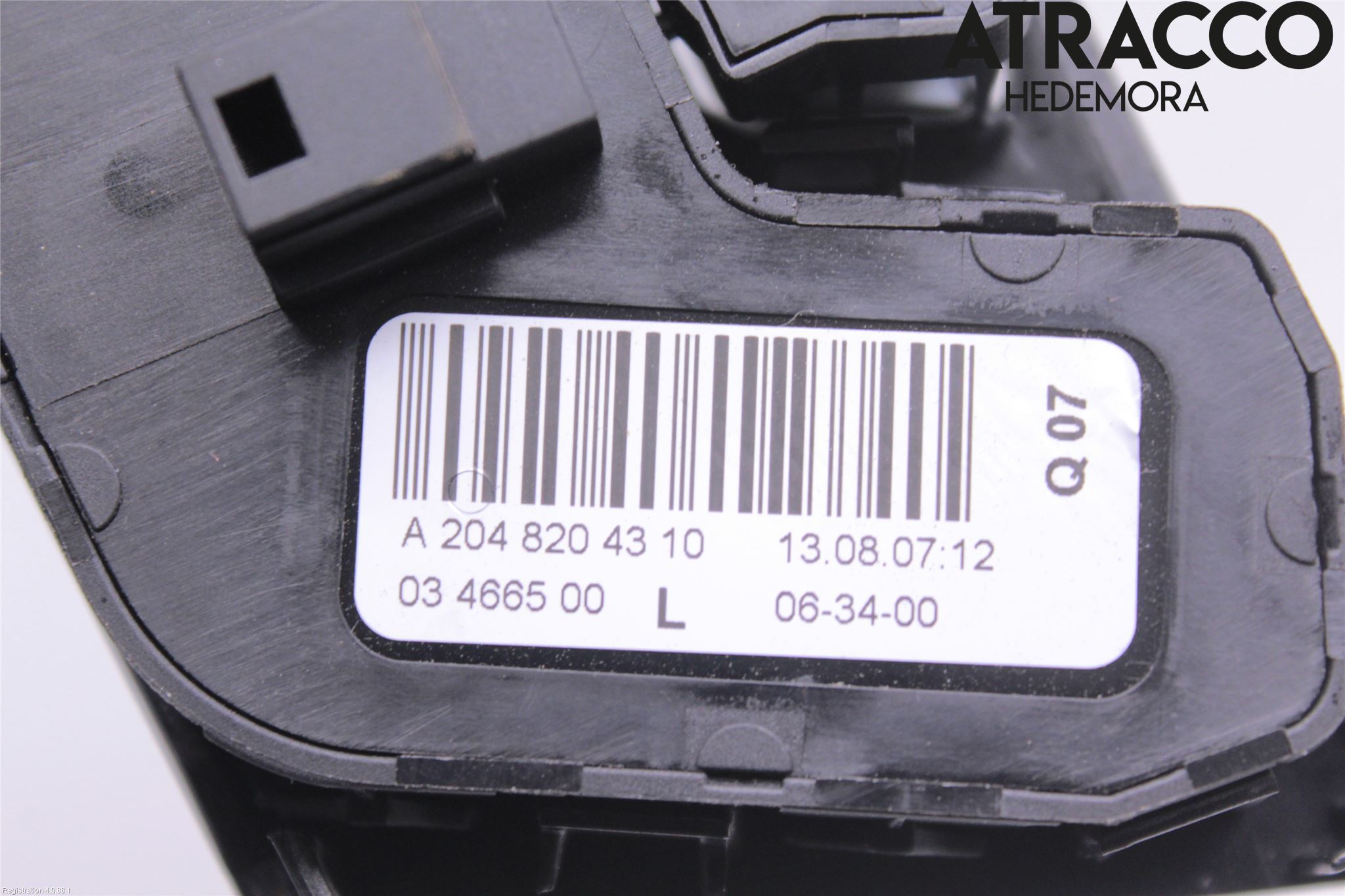 Mercedes-Benz MB C-KLASS (W204) 07-15 Bryter Sete Regulering