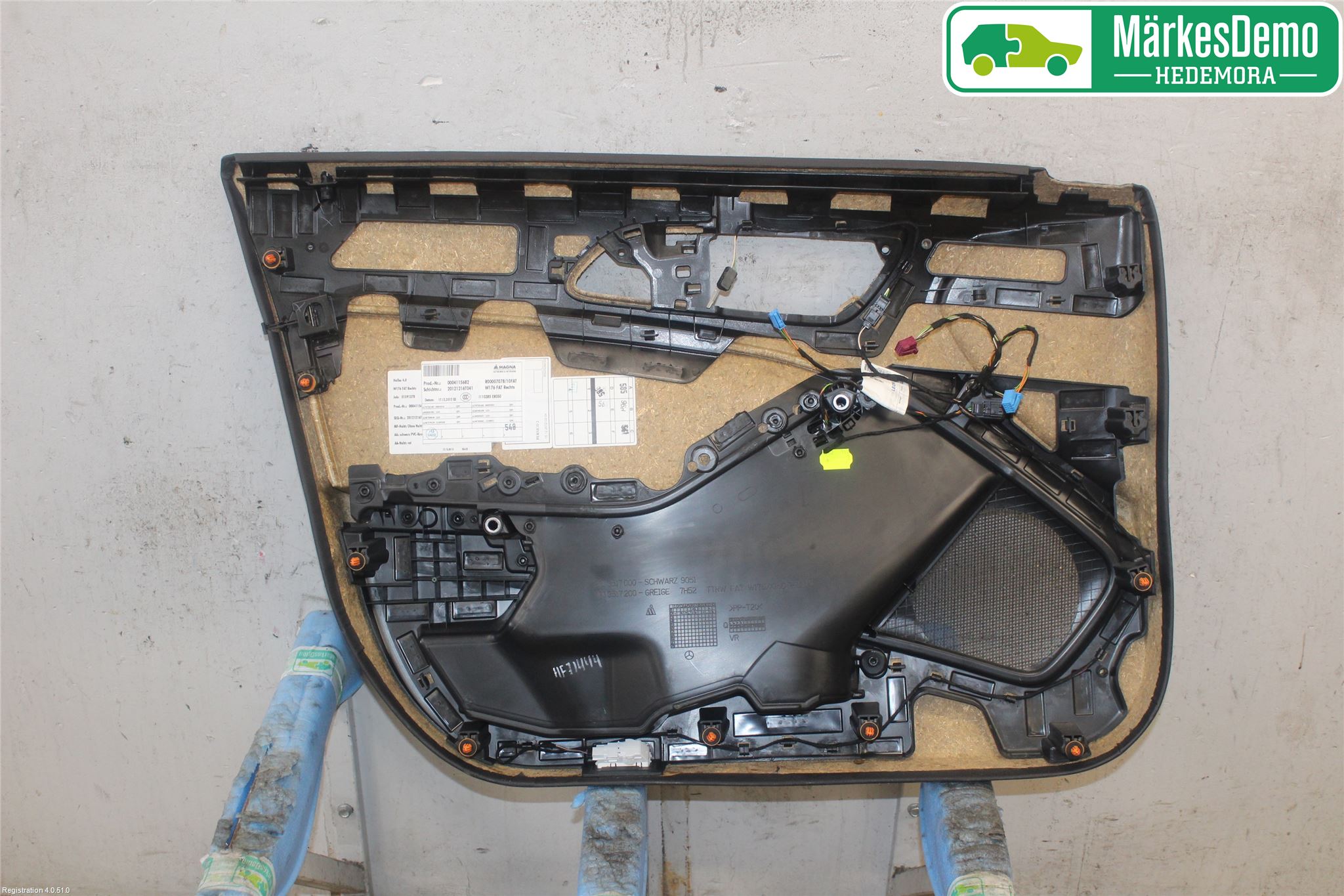 Mercedes-Benz MB A-KLASS (W176) 13-18 Innr Sidetrekk-Deksel