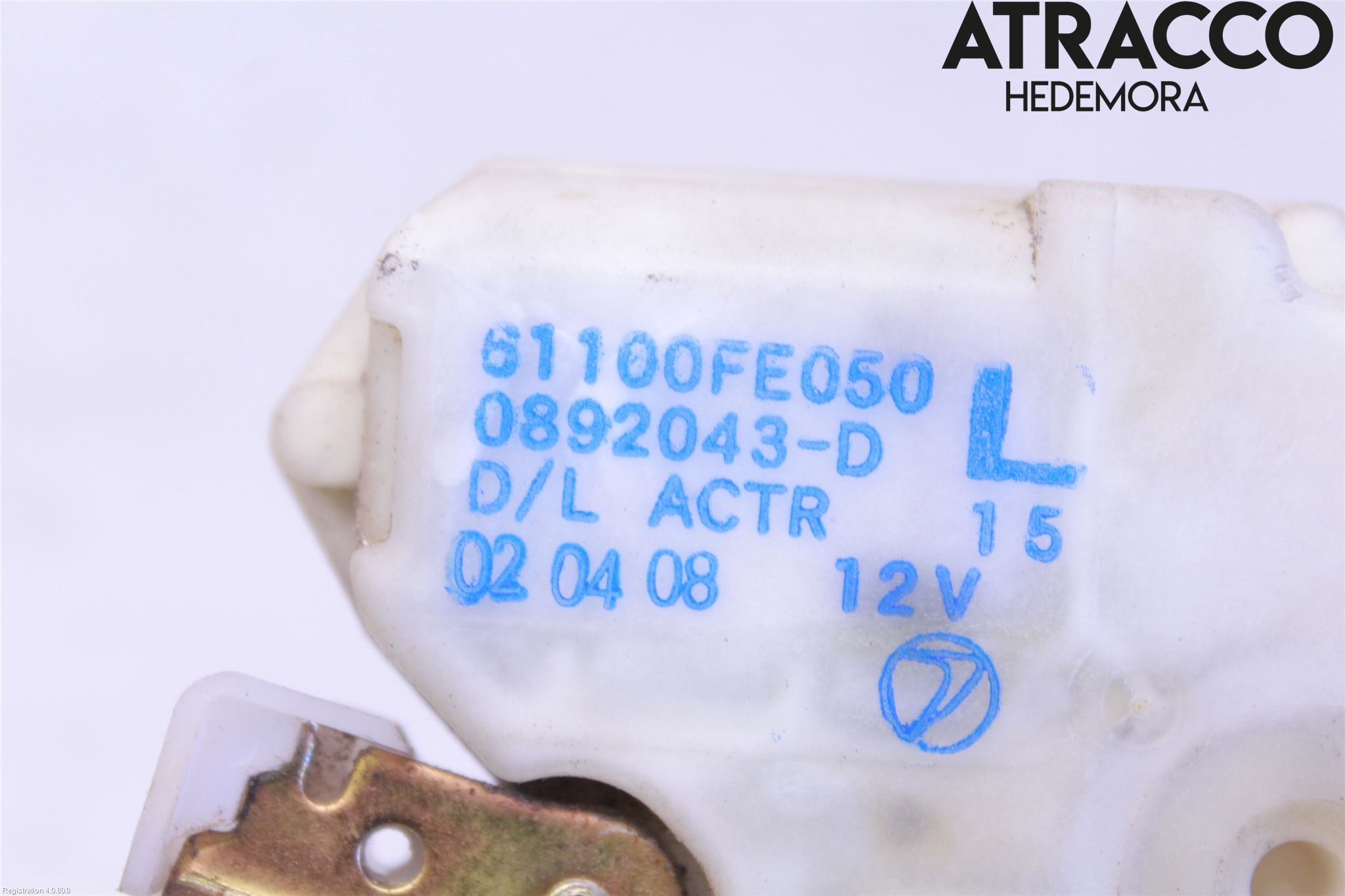 Subaru IMPREZA II  01-02 Dørlås - Låsekasse