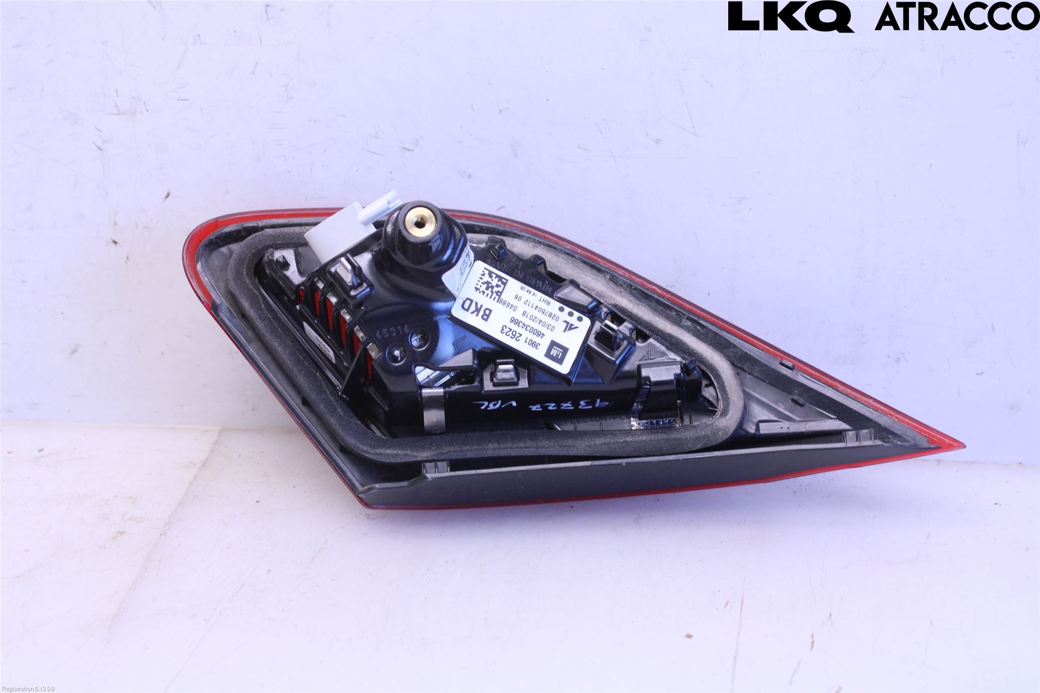 Opel CORSA E 15-19 Baklykt Venstre  På Luke(Indre