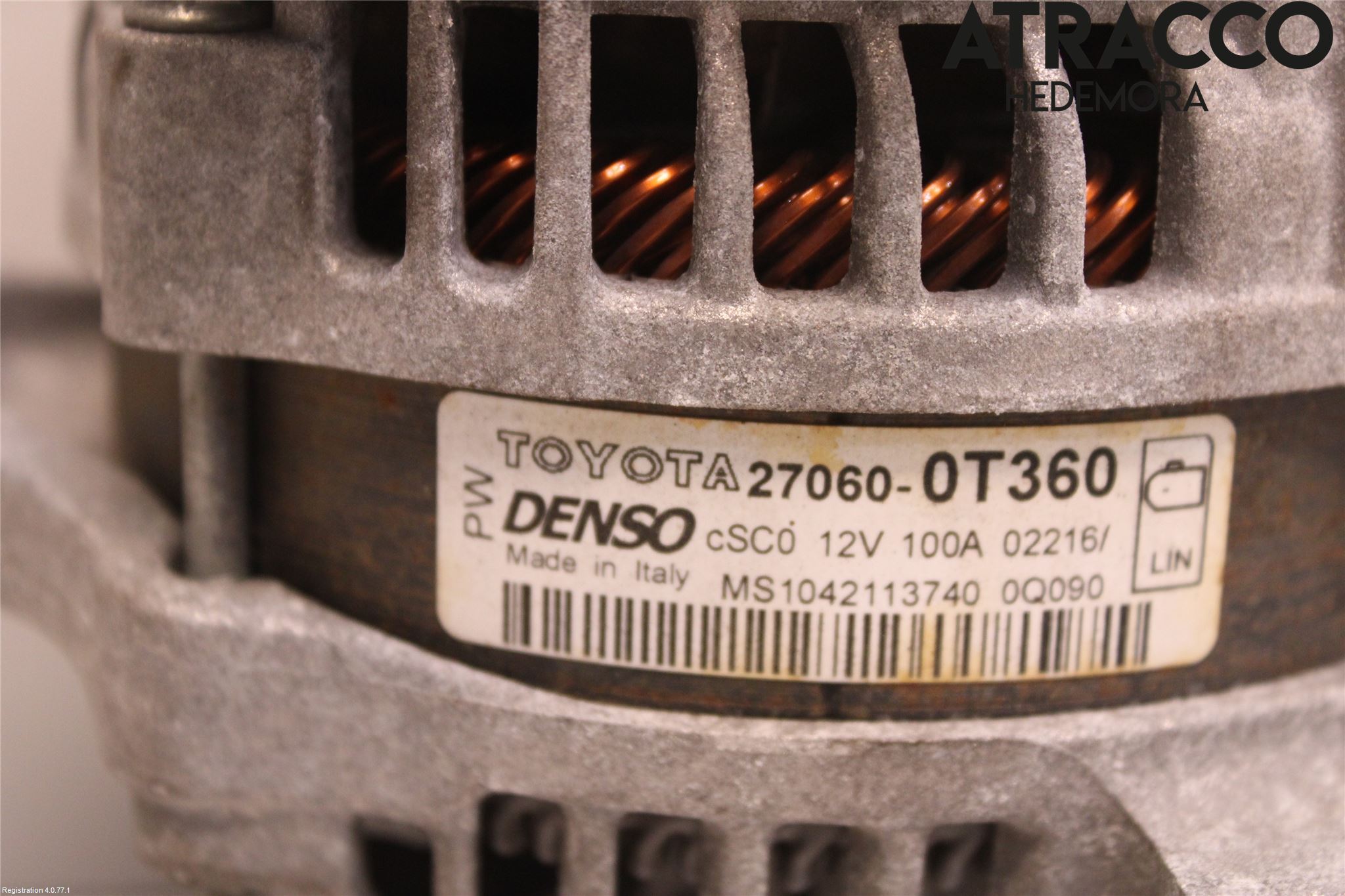 Toyota AVENSIS 16-18 Dynamo