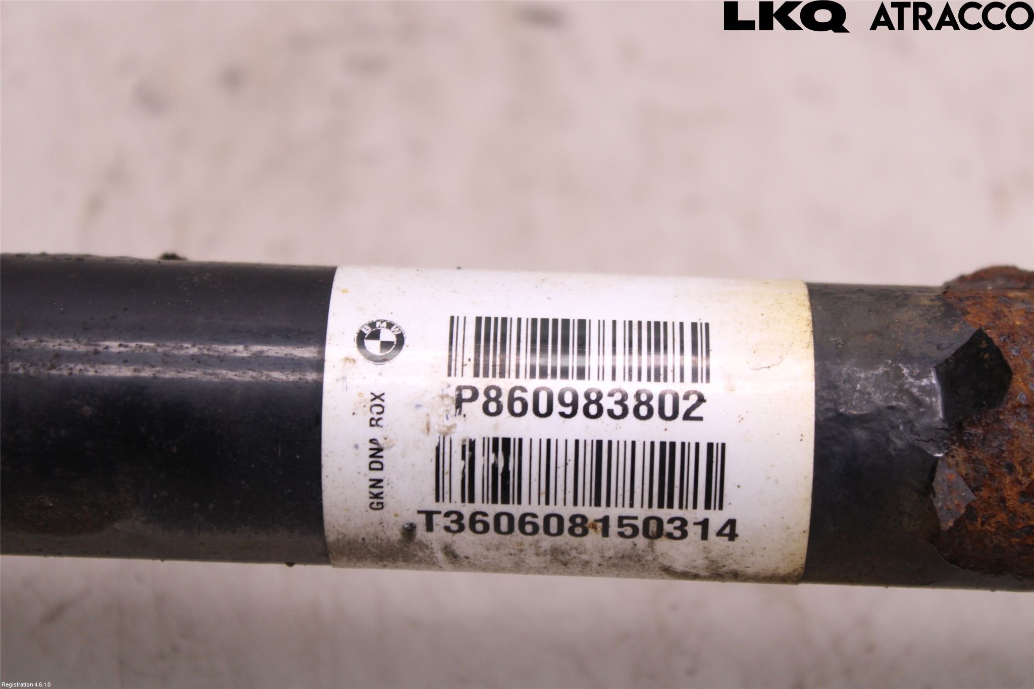 BMW X6 F16 14-19 Drivaksel Bak Kompl Venstre