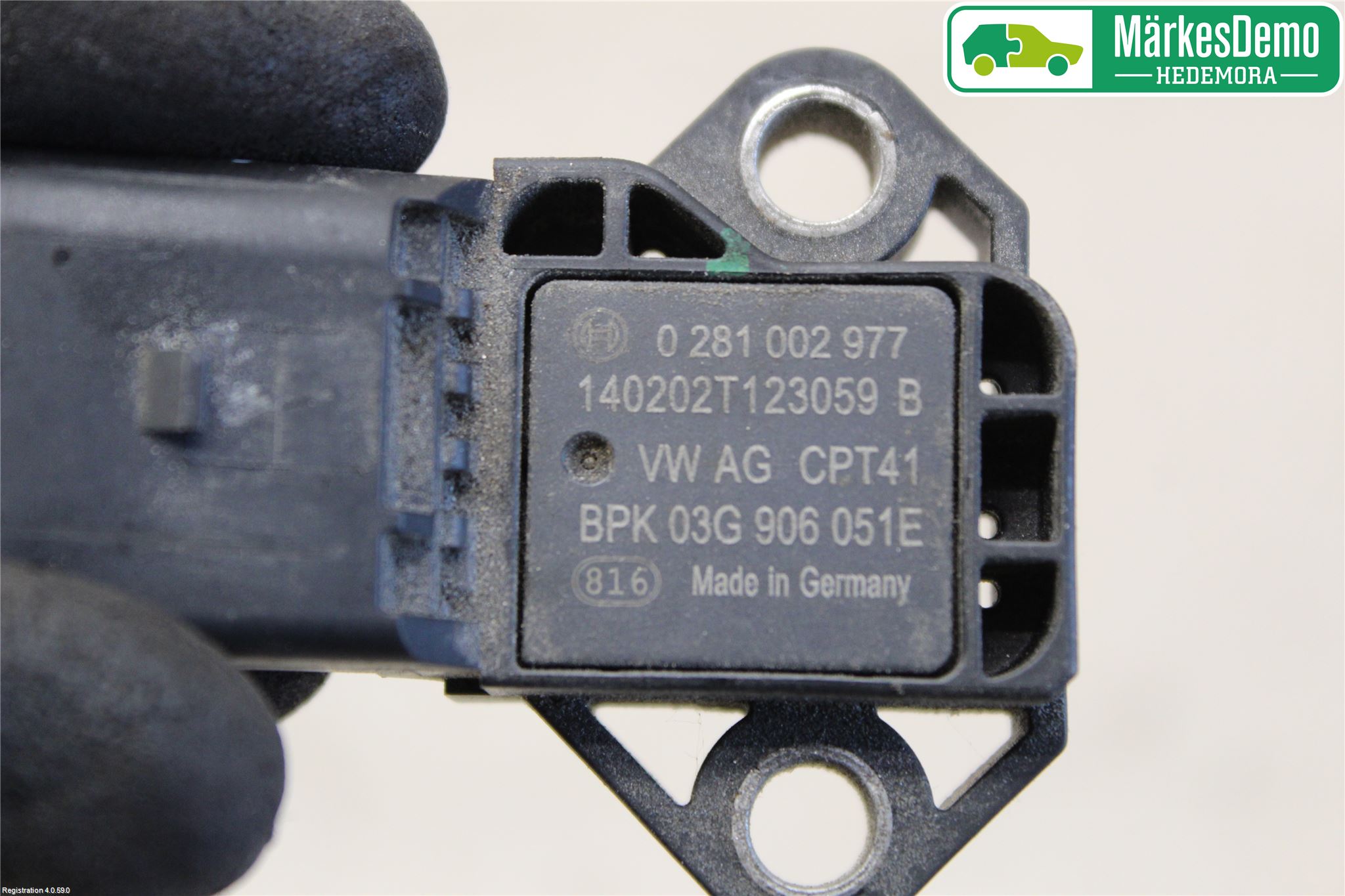 Volkswagen VW GOLF / E-GOLF VII 13-20 Inns Map - Trykkføler