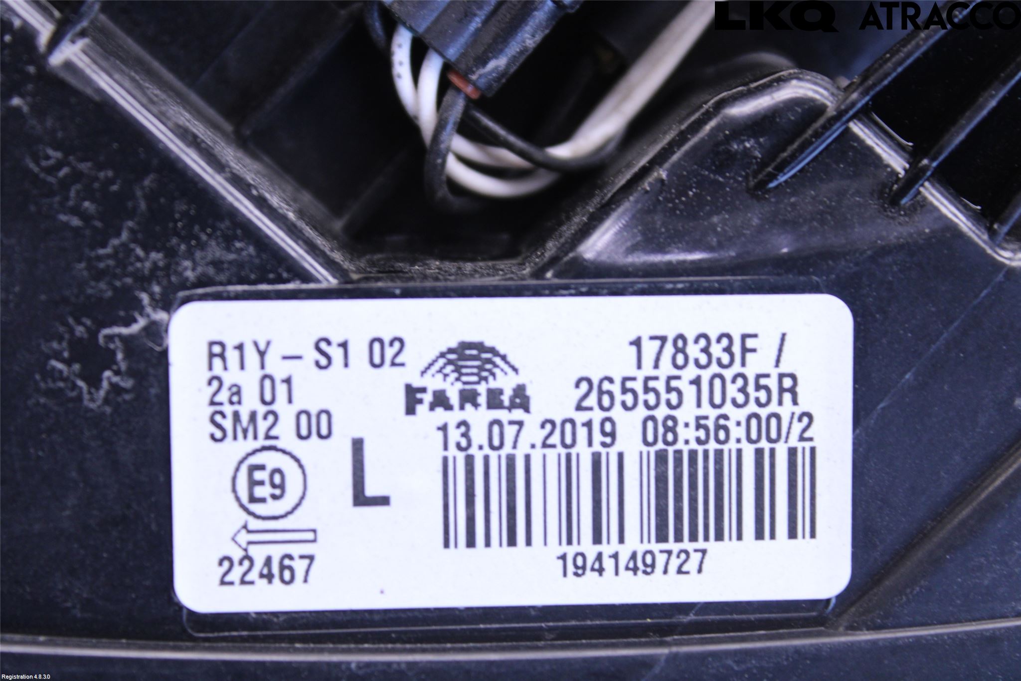 Renault CLIO/E-TECH V 20- Baklykt Venstre