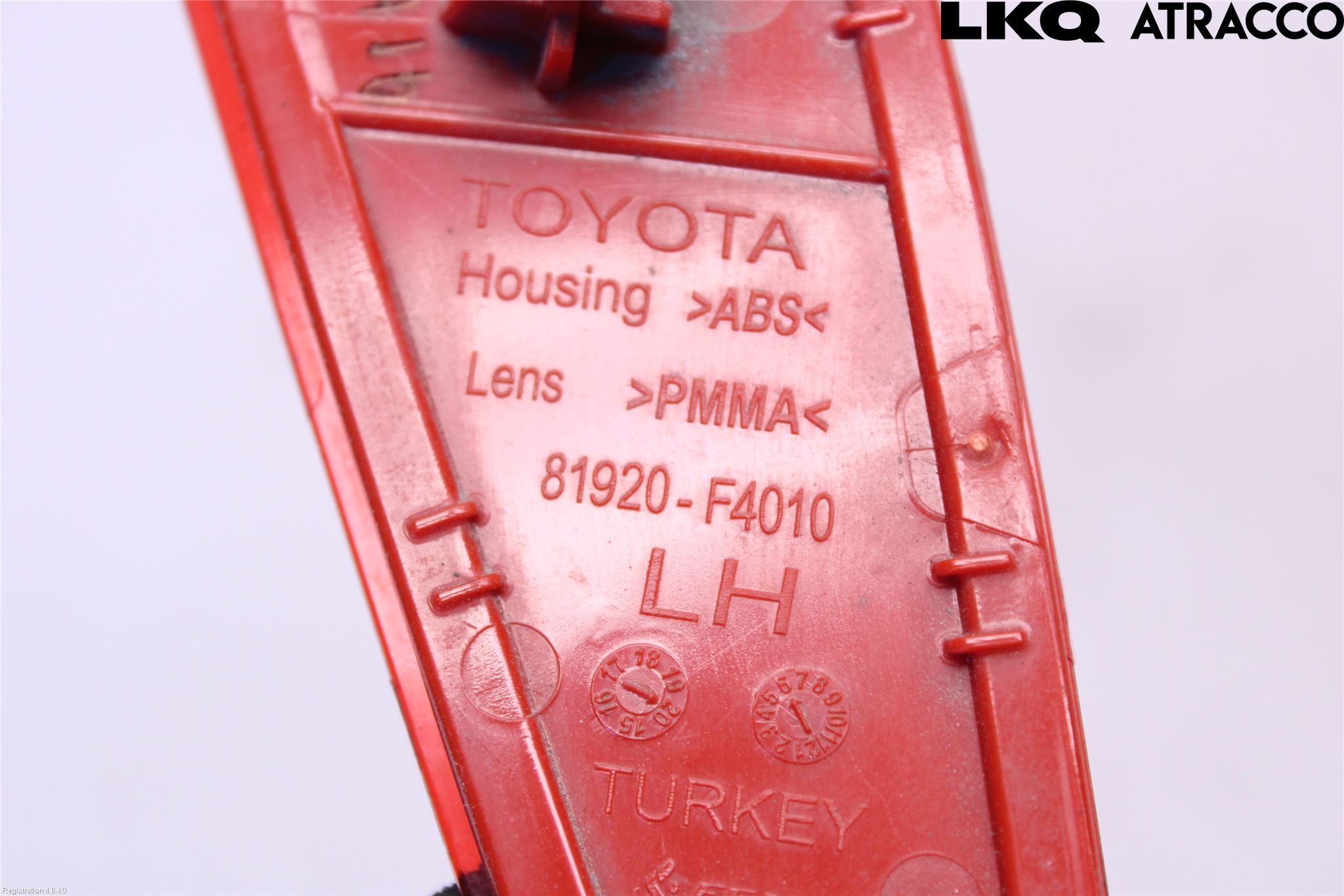 Toyota YARIS XP21 20- Refleks Bak