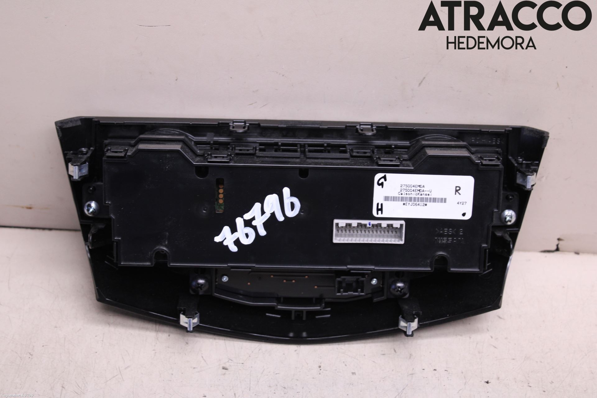 Nissan QASHQAI 14-17 Varme Ac Betjening-Display