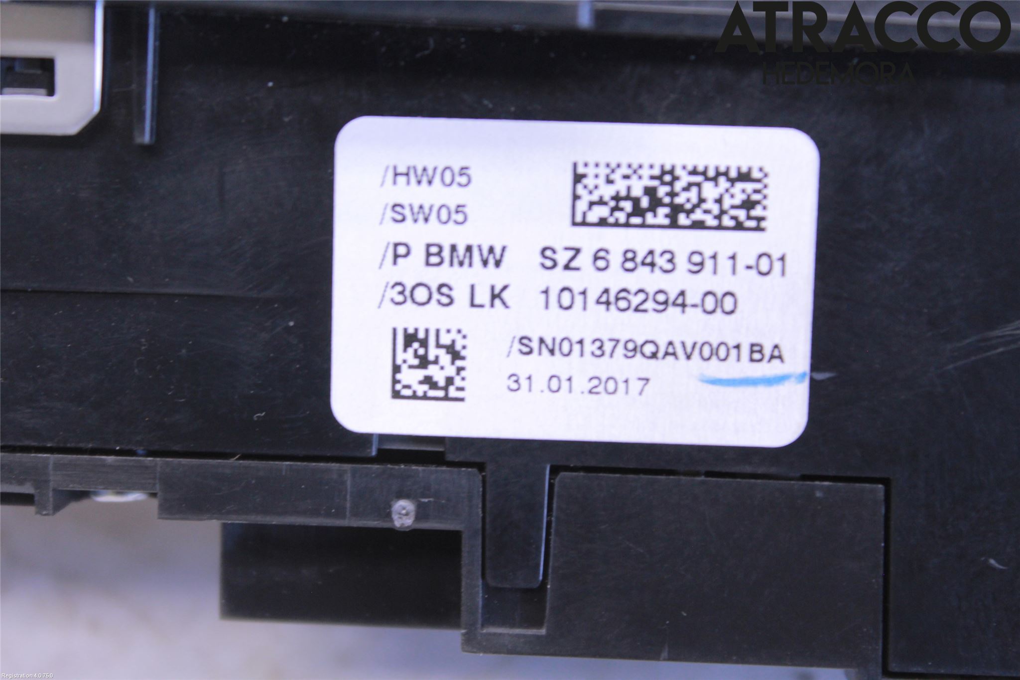 BMW 5 G30/G31/F90 17-23 Bryter Multifunksjon