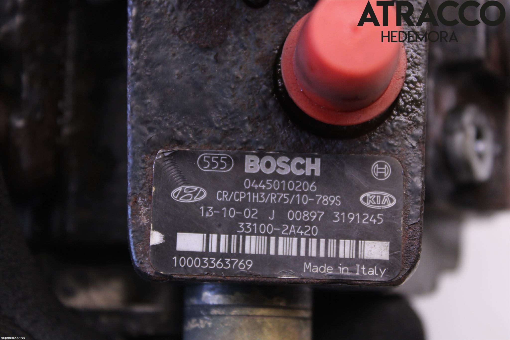Hyundai ix35 Drivstoff Dieselpumpe Hoved