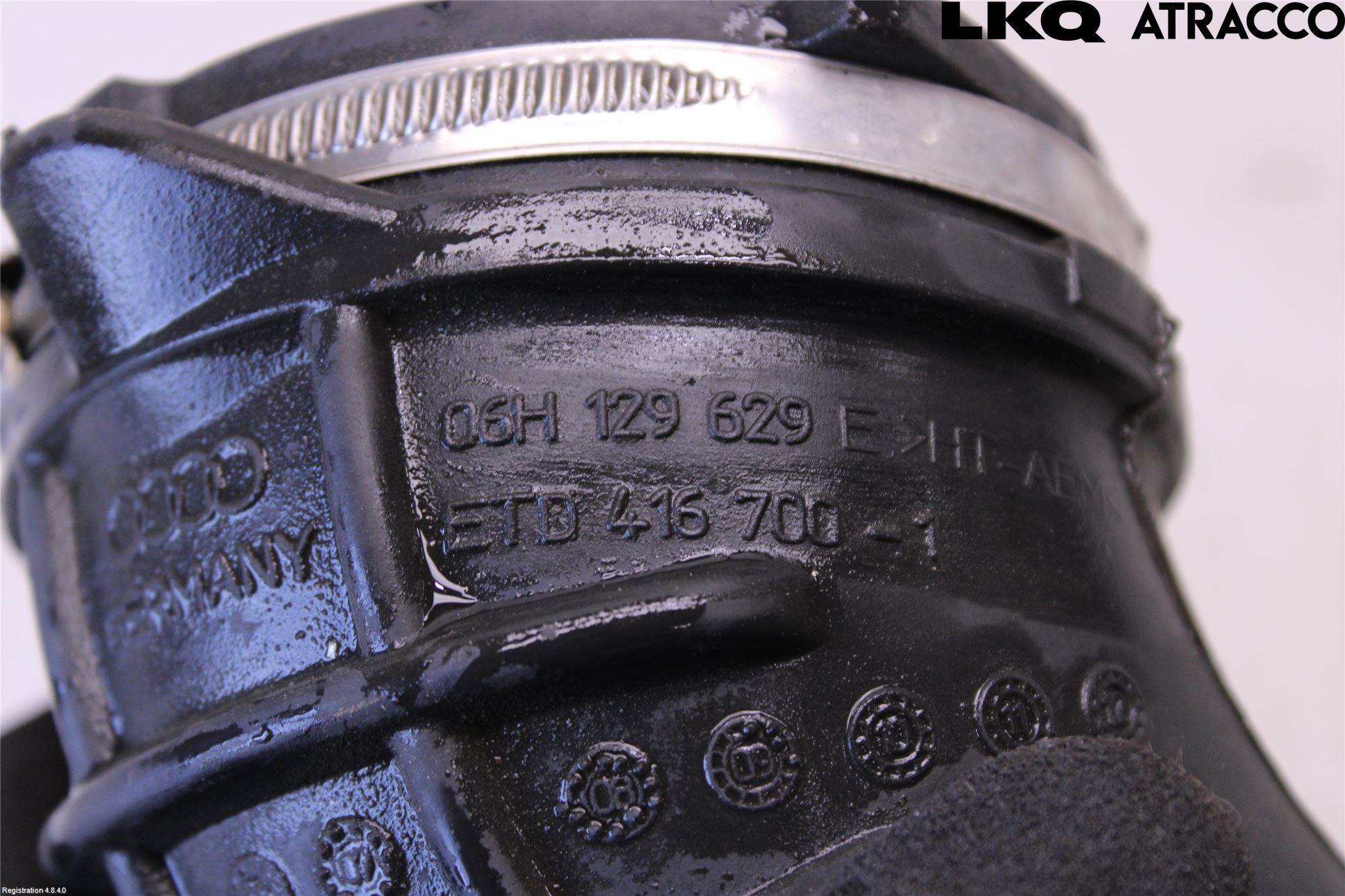 Audi A4/S4 08-11 Inns Gummibelg - Slange