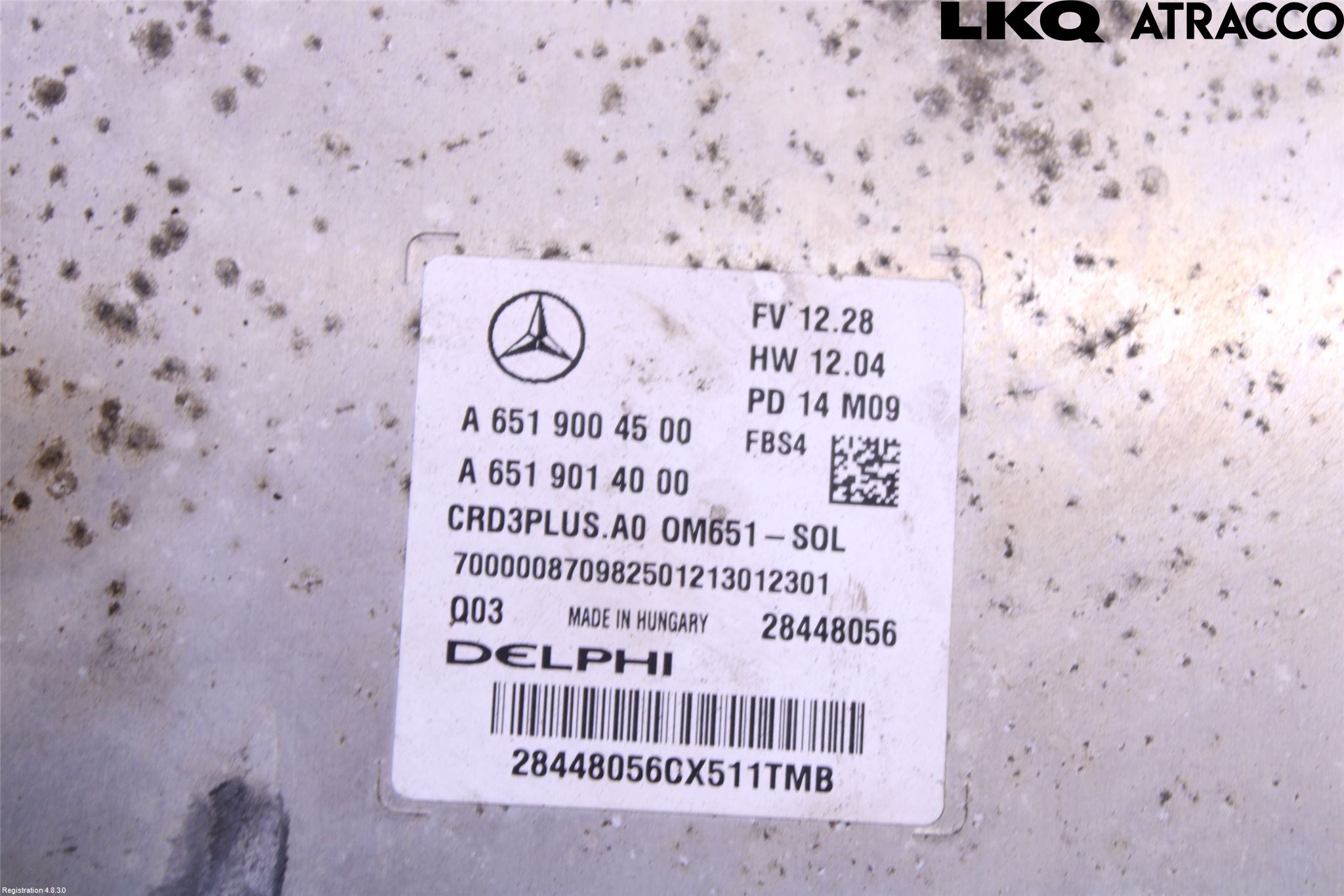 Mercedes-Benz MB C-KLASS (W205) 14-21 Styreenhet Dieselpumpe