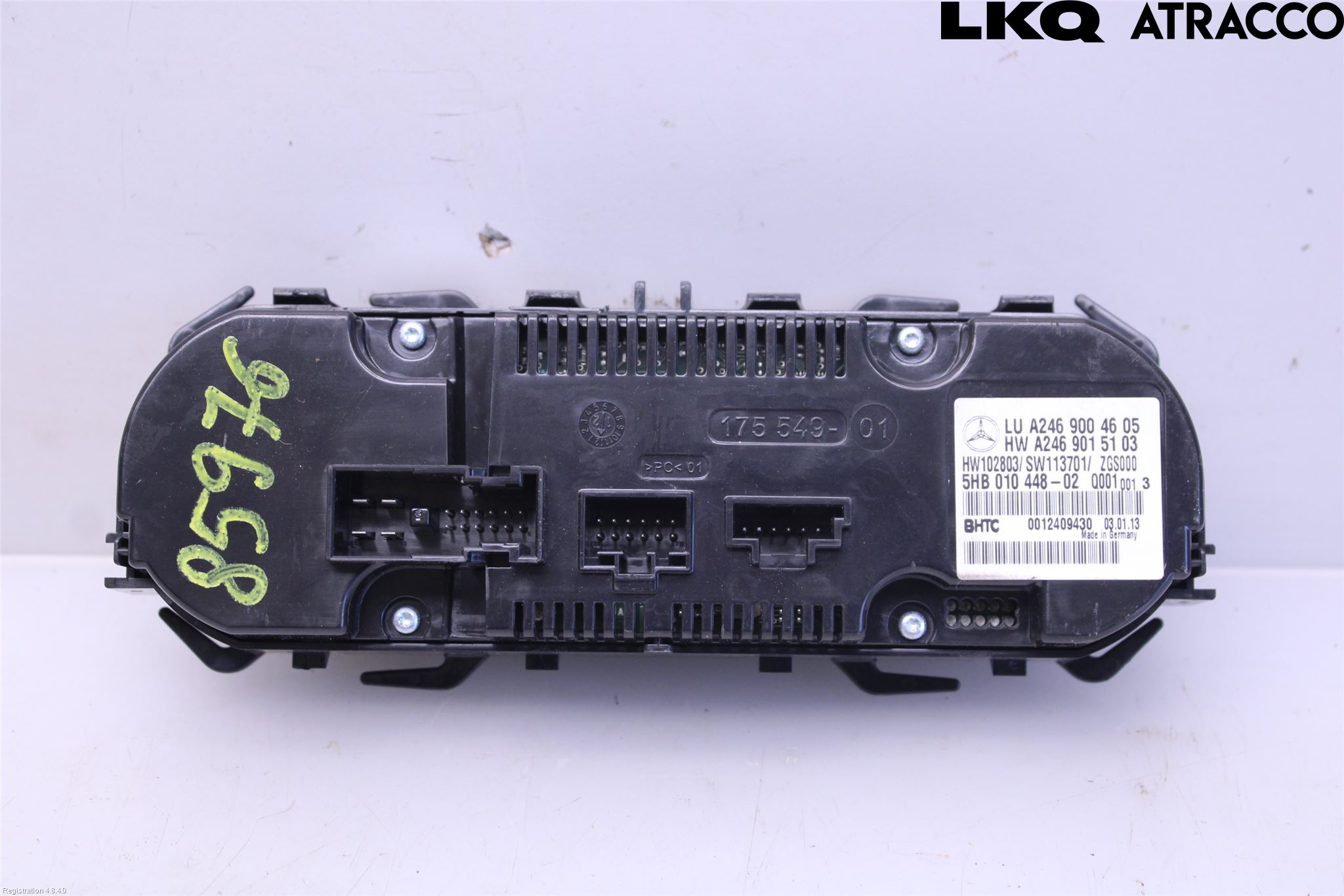 Mercedes-Benz MB CLA-KLASS (C117/X117) 13-19 Varme Ac Betjening-Display