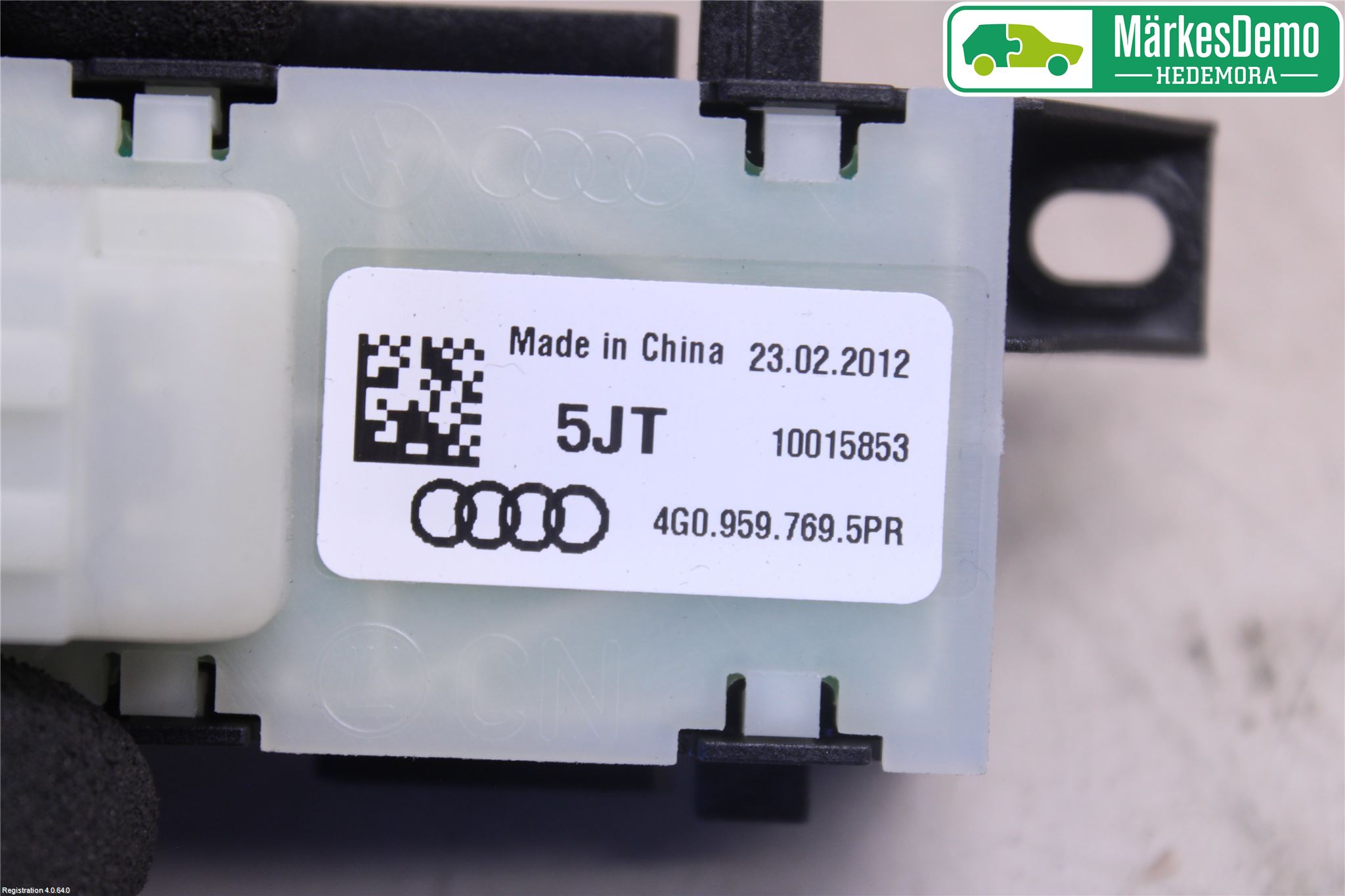 Audi A6/S6 4G 11-18 Bryter Seteminne