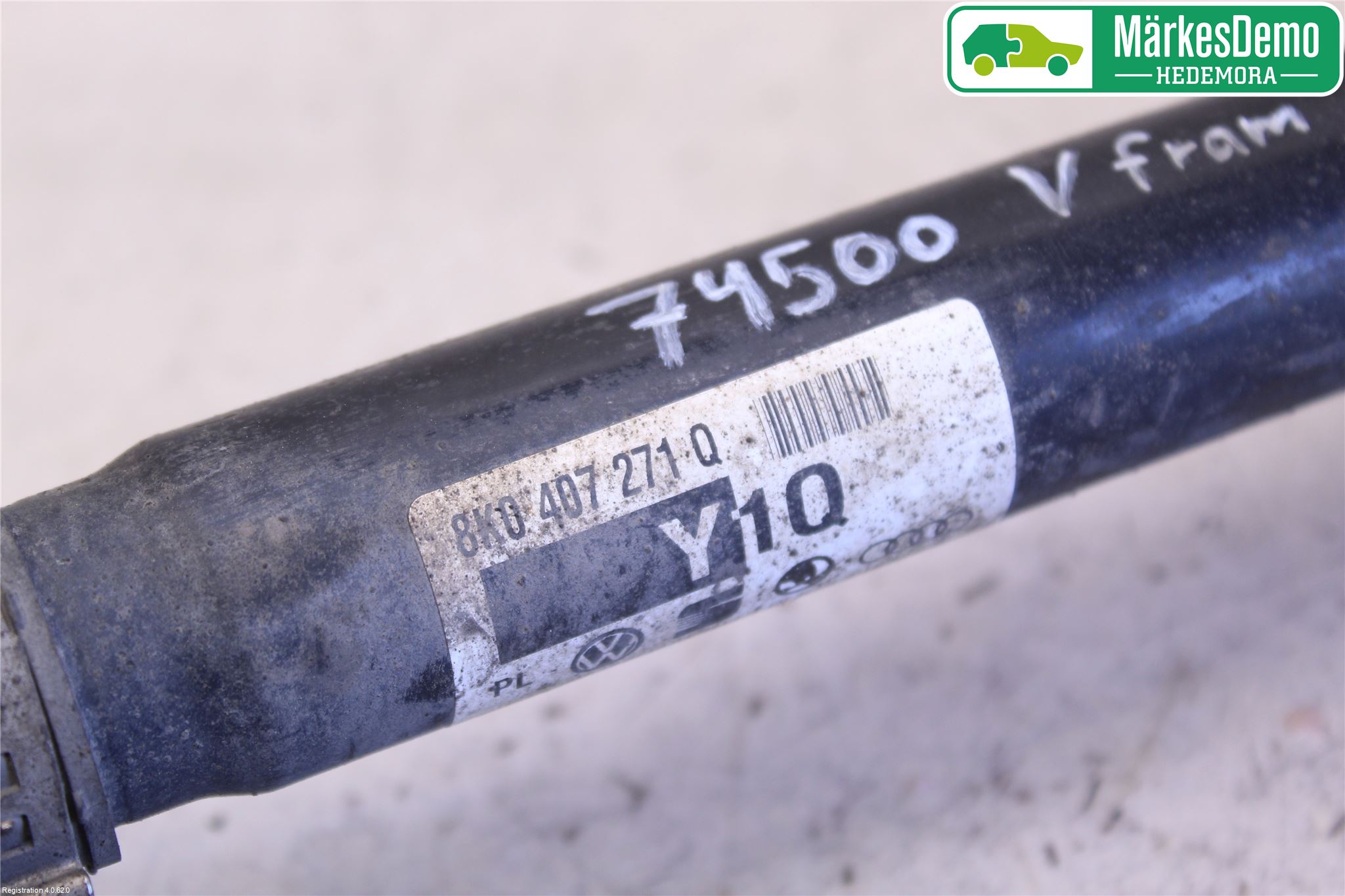 Audi A5 07-16 Drivaksel Foran Kompl Venstre