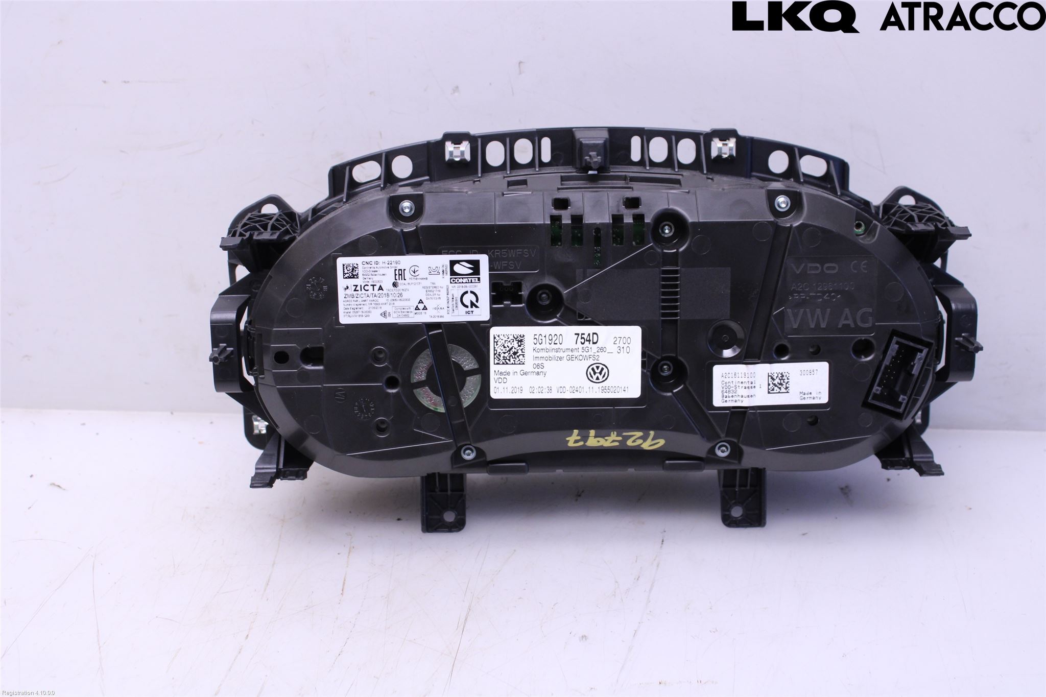 Volkswagen VW GOLF / E-GOLF VII 13-20 Instr Kombinert