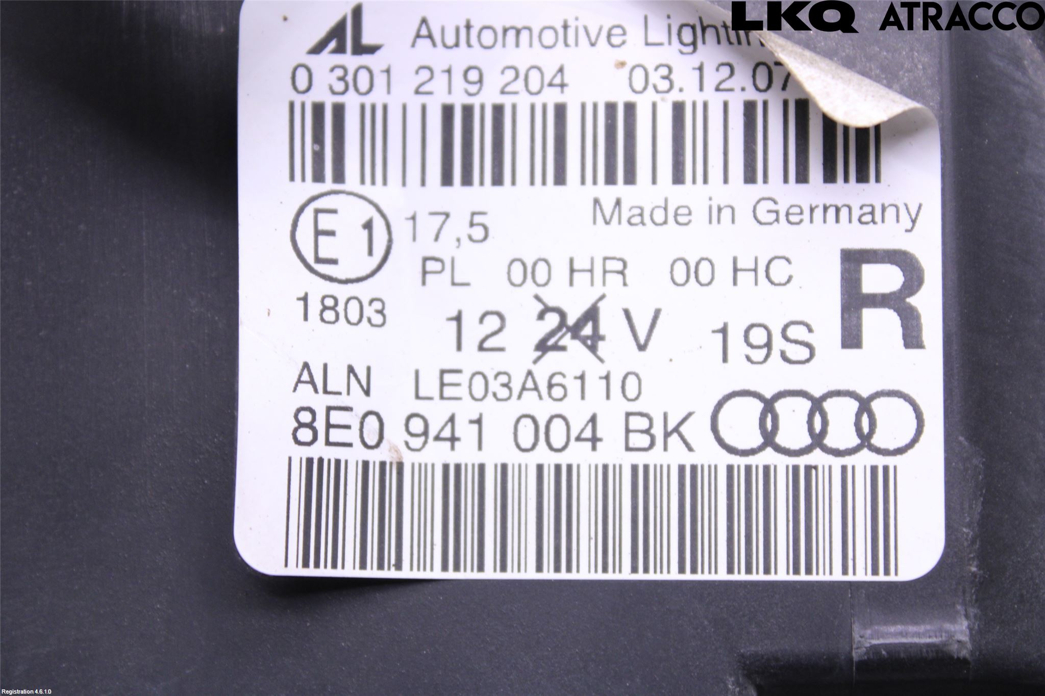 Audi A4/S4 05-07 Frontlykt Venstre