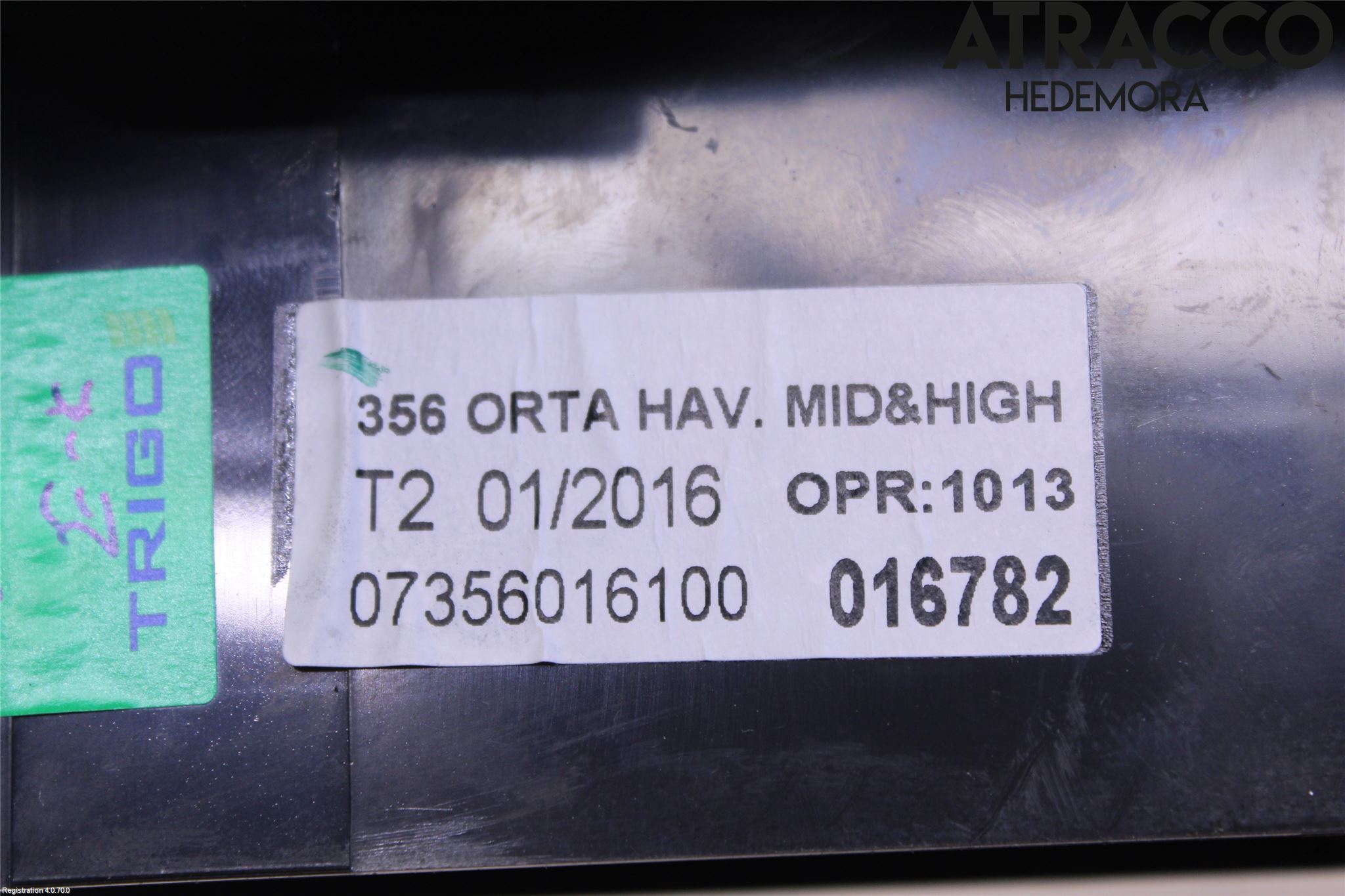Fiat TIPO/CROSS 16- Dashbord Kanal - Dyse