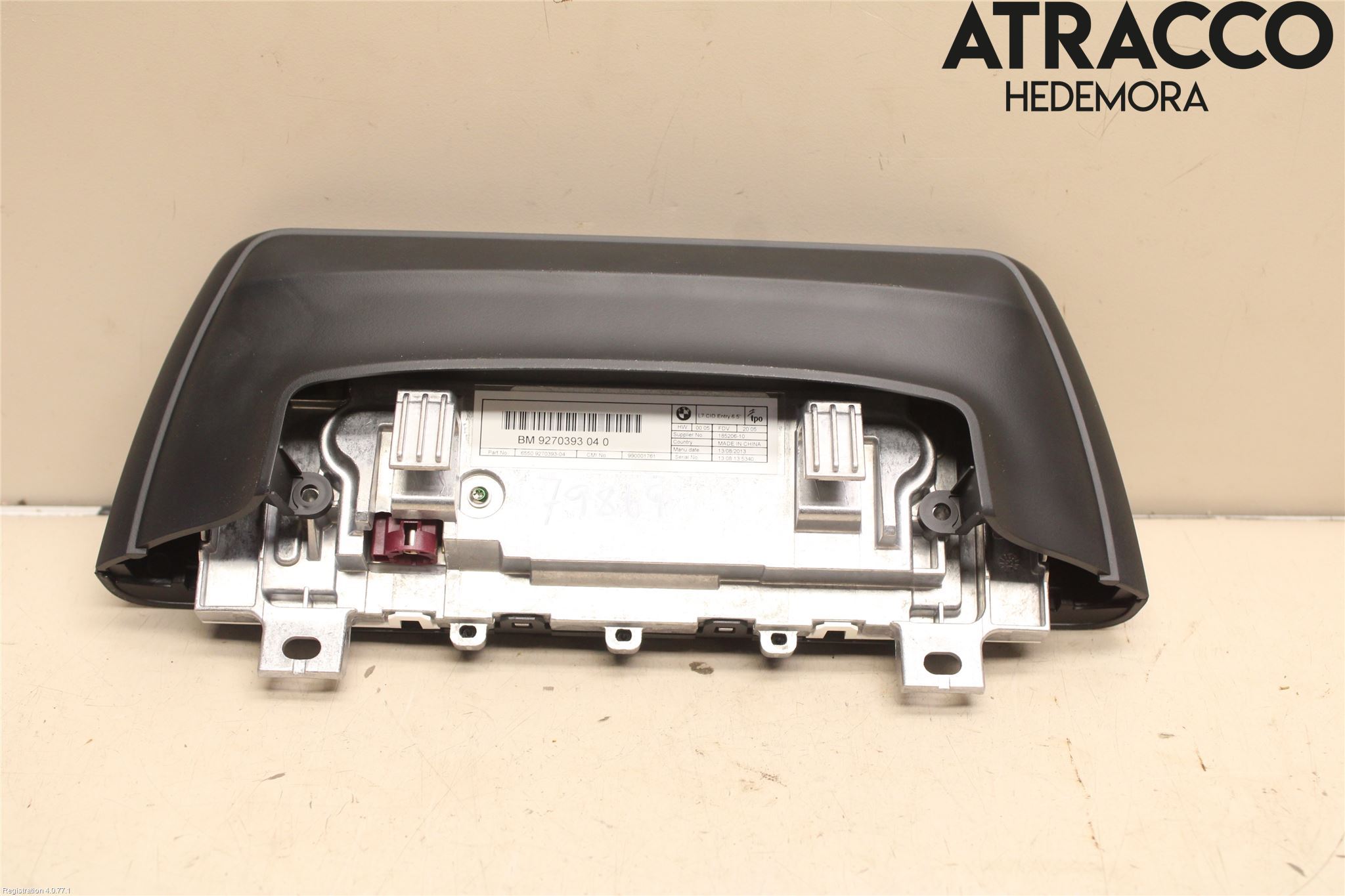 BMW 3 F30/F31/F80 12-19 Stereo Radio Med Cd