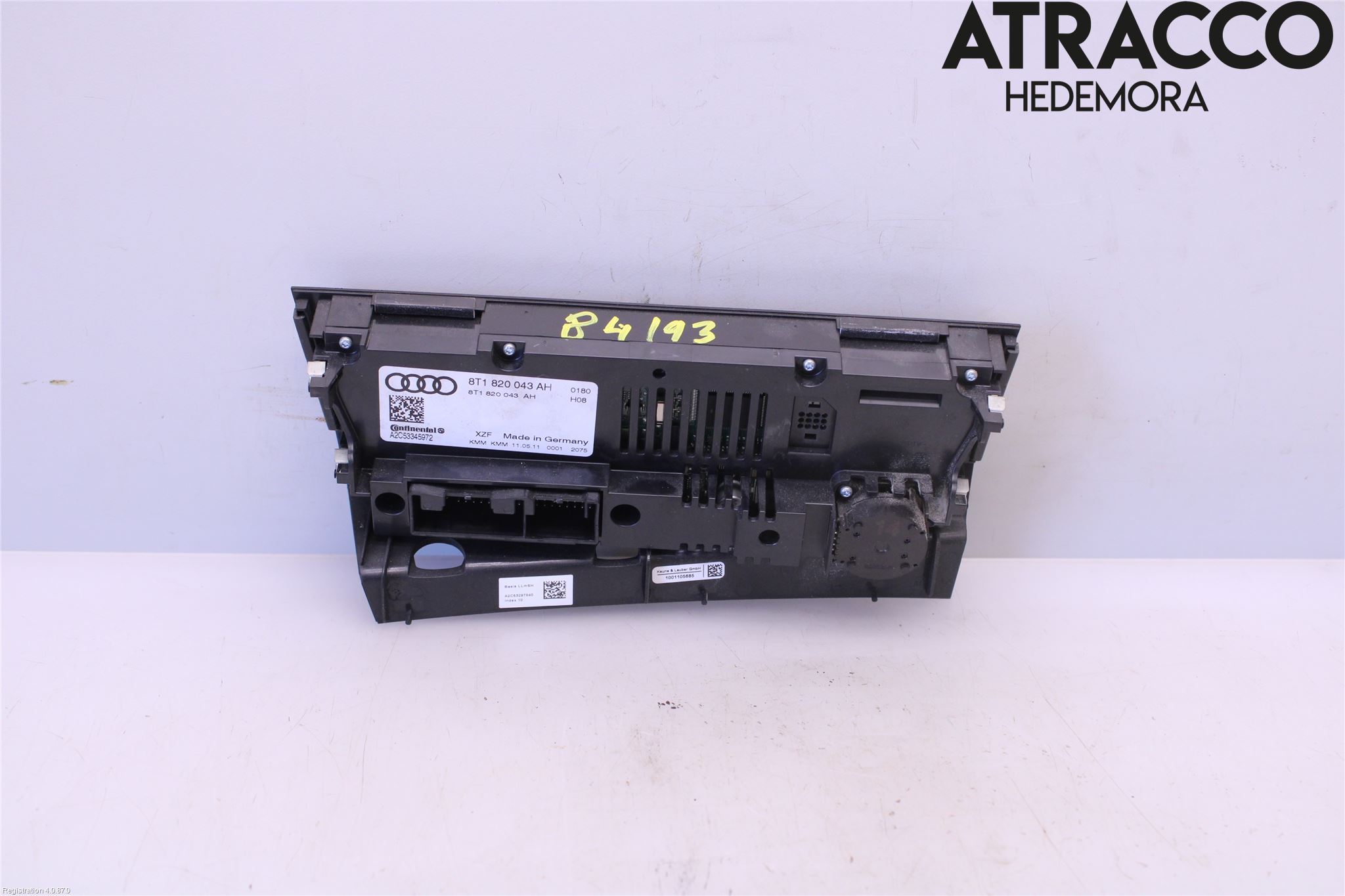 Audi A4/S4 08-11 Varme Ac Betjening-Display