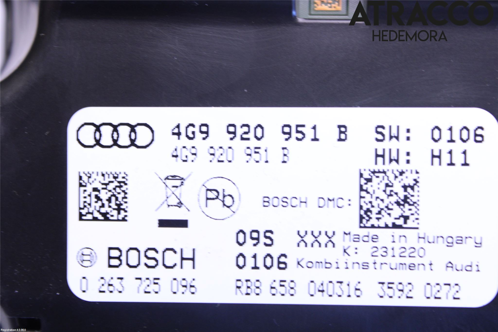 Audi A6 ALLROAD 12-18 Instr Kombinert