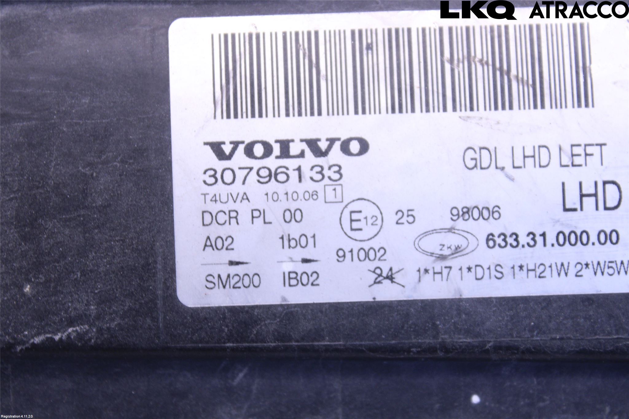 Volvo S80 07-13 Frontlykt Venstre