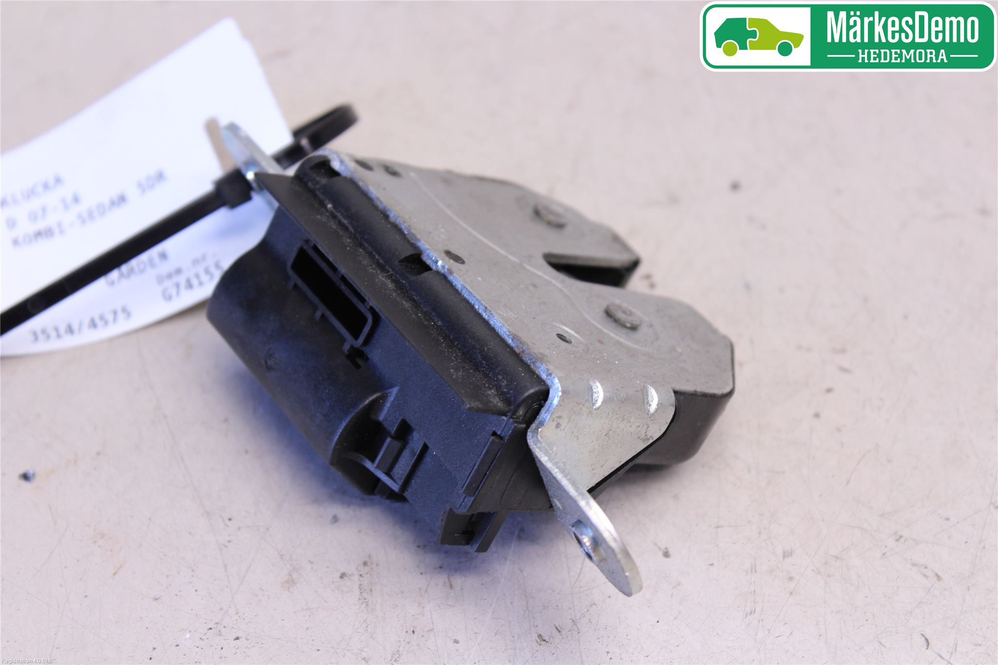 Opel CORSA D 07-14 Bakluke-Lokk Låsekasse