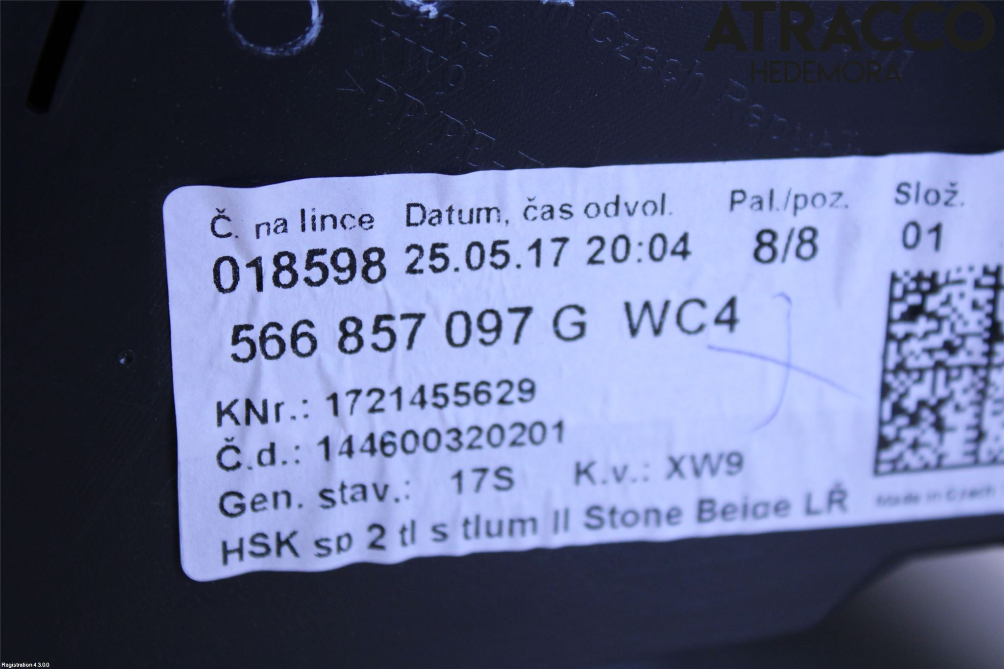 Skoda KODIAQ 17-24 Innr Hanskerom